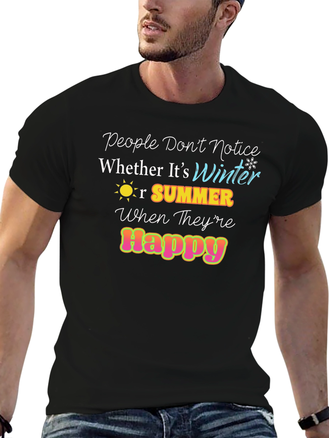 Happy Winter Summer Graphic Tee