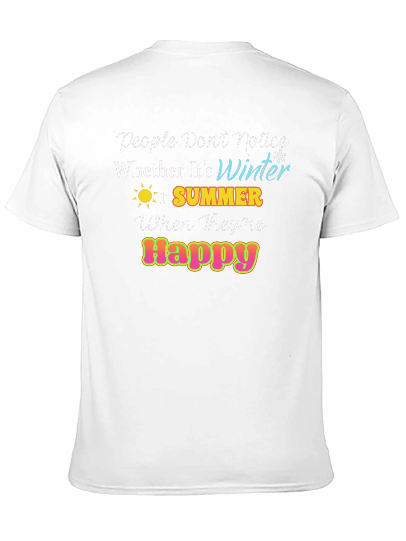 Happy Winter Summer Graphic Tee