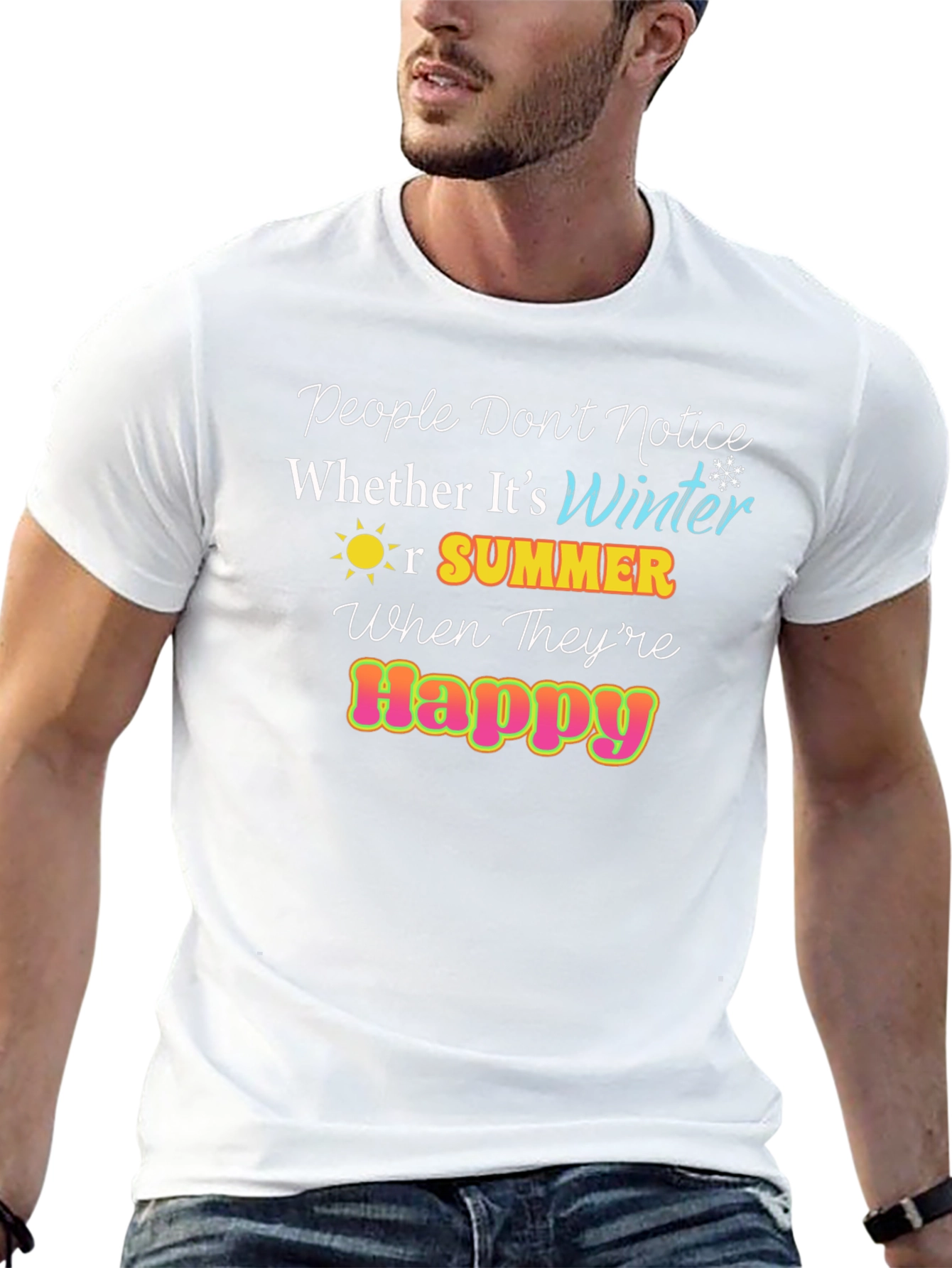 Happy Winter Summer Graphic Tee