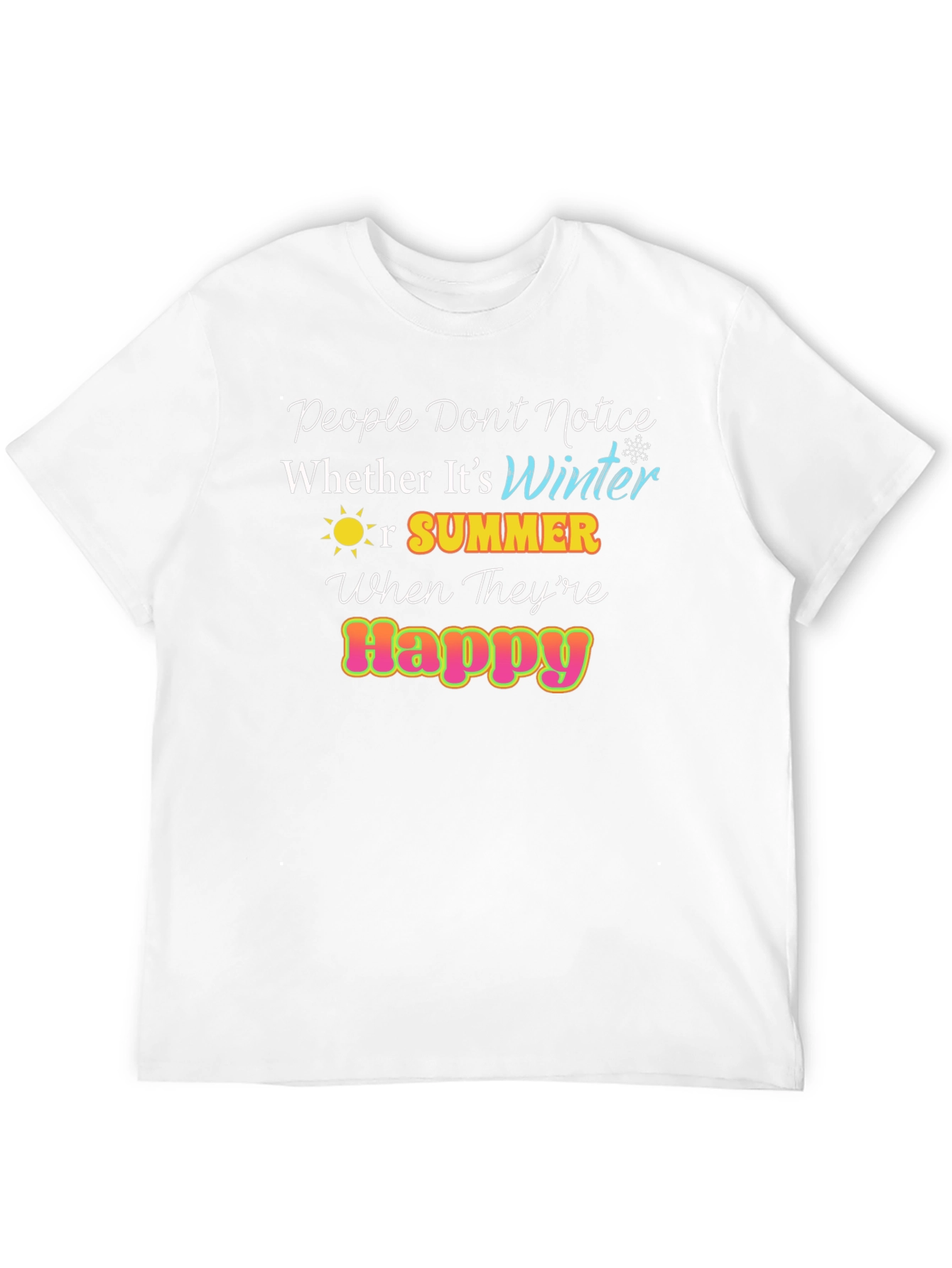 Happy Winter Summer Graphic Tee