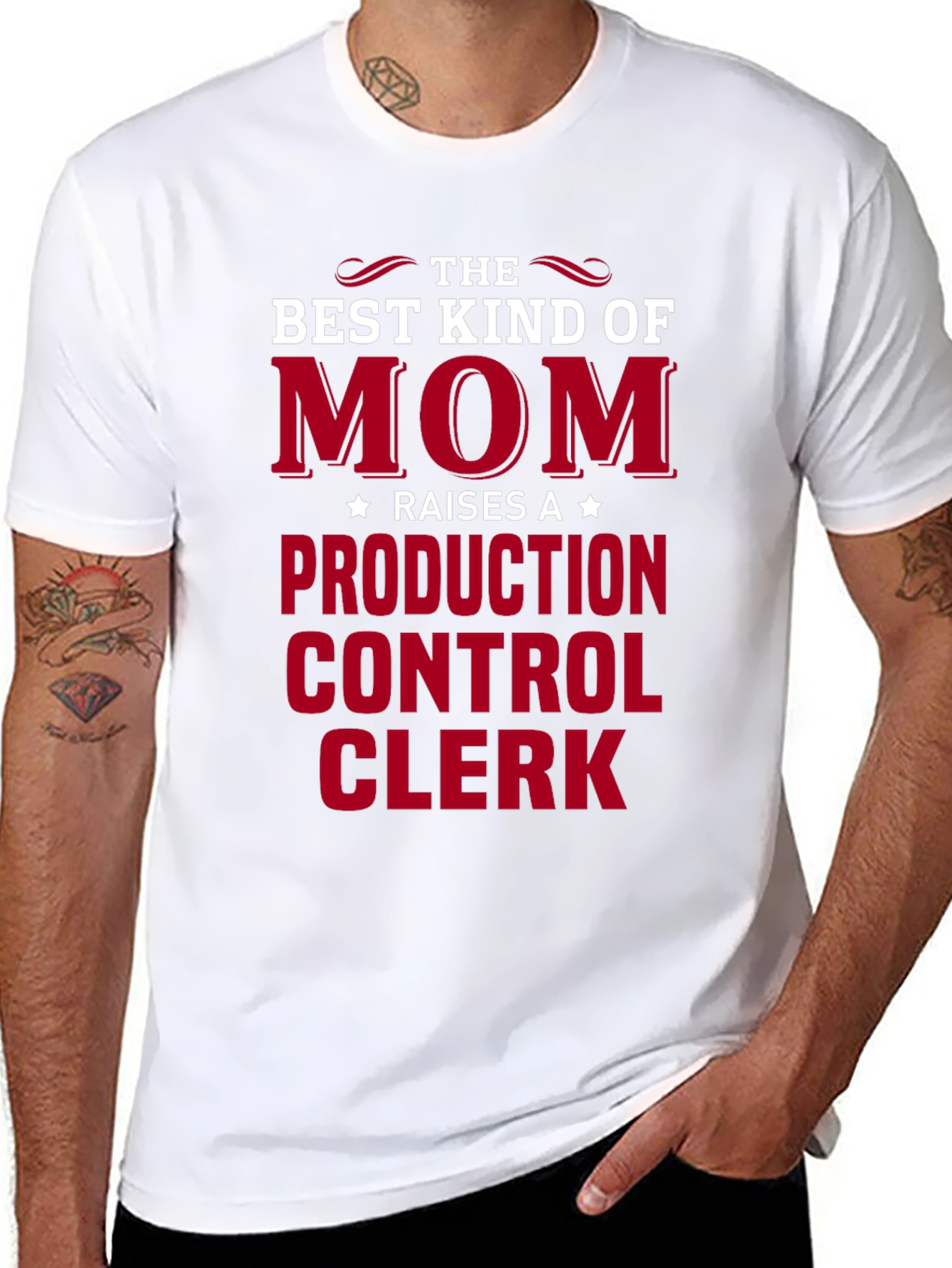 Production Control Clerk Mom T-Shirt