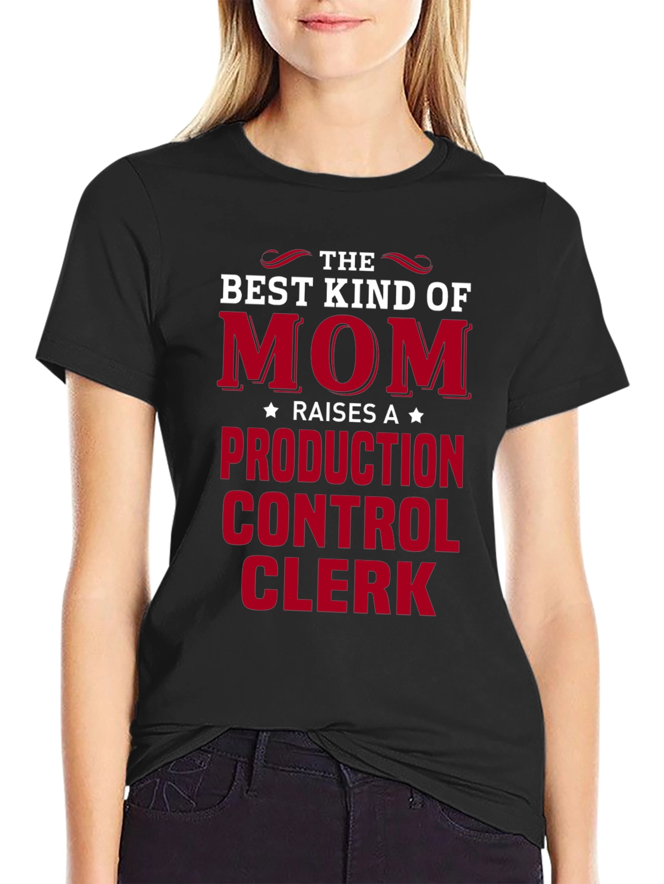 Production Control Clerk Mom T-Shirt