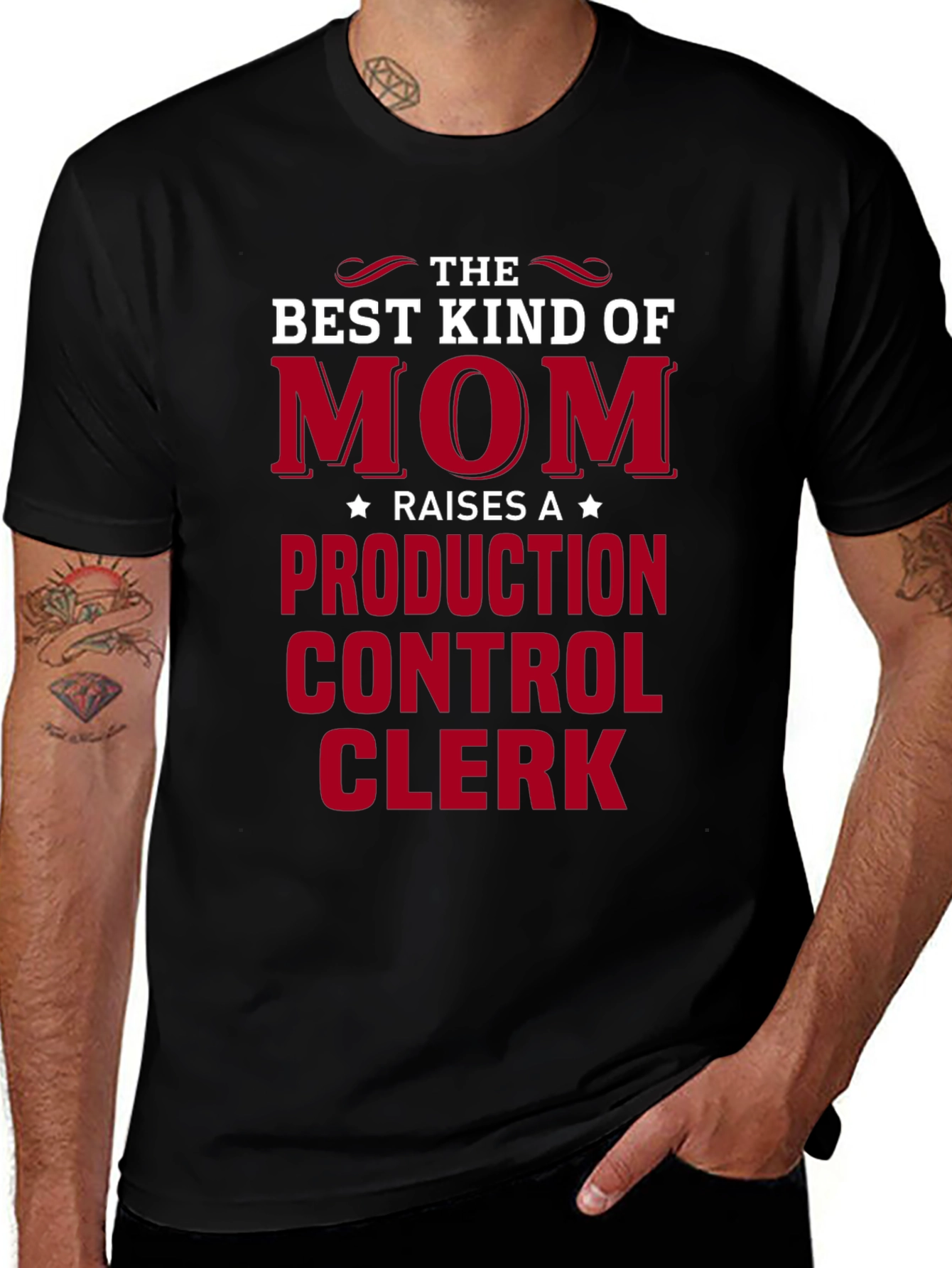 Production Control Clerk Mom T-Shirt