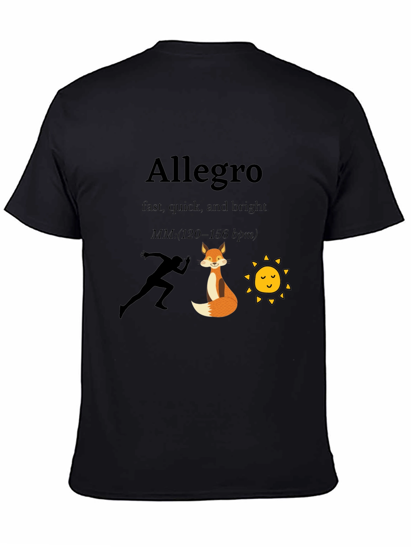 Allegro Speed T-Shirt: Fast Quick & Bright Design