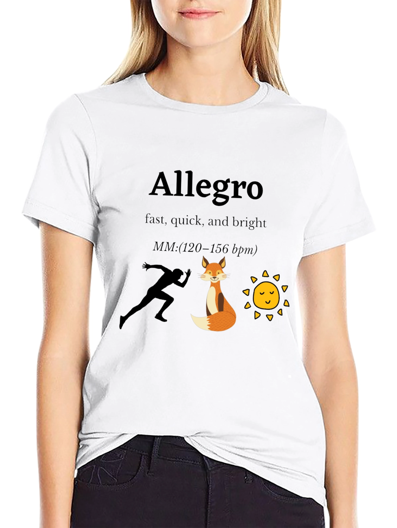 Allegro Speed T-Shirt: Fast Quick & Bright Design