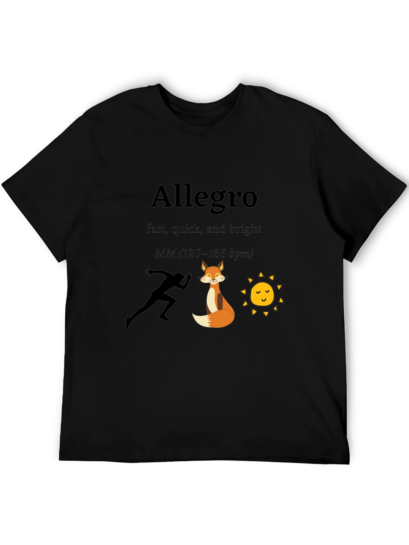 Allegro Speed T-Shirt: Fast Quick & Bright Design
