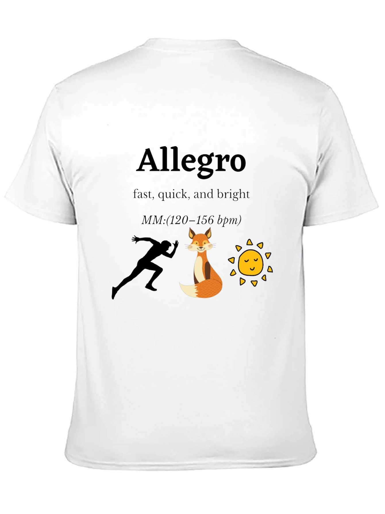 Allegro Speed T-Shirt: Fast Quick & Bright Design