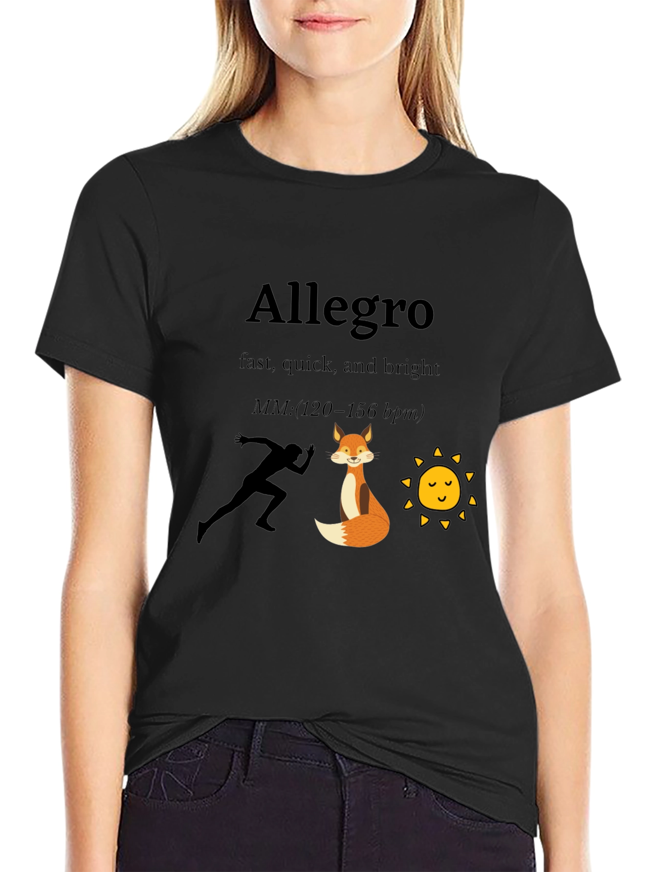 Allegro Speed T-Shirt: Fast Quick & Bright Design