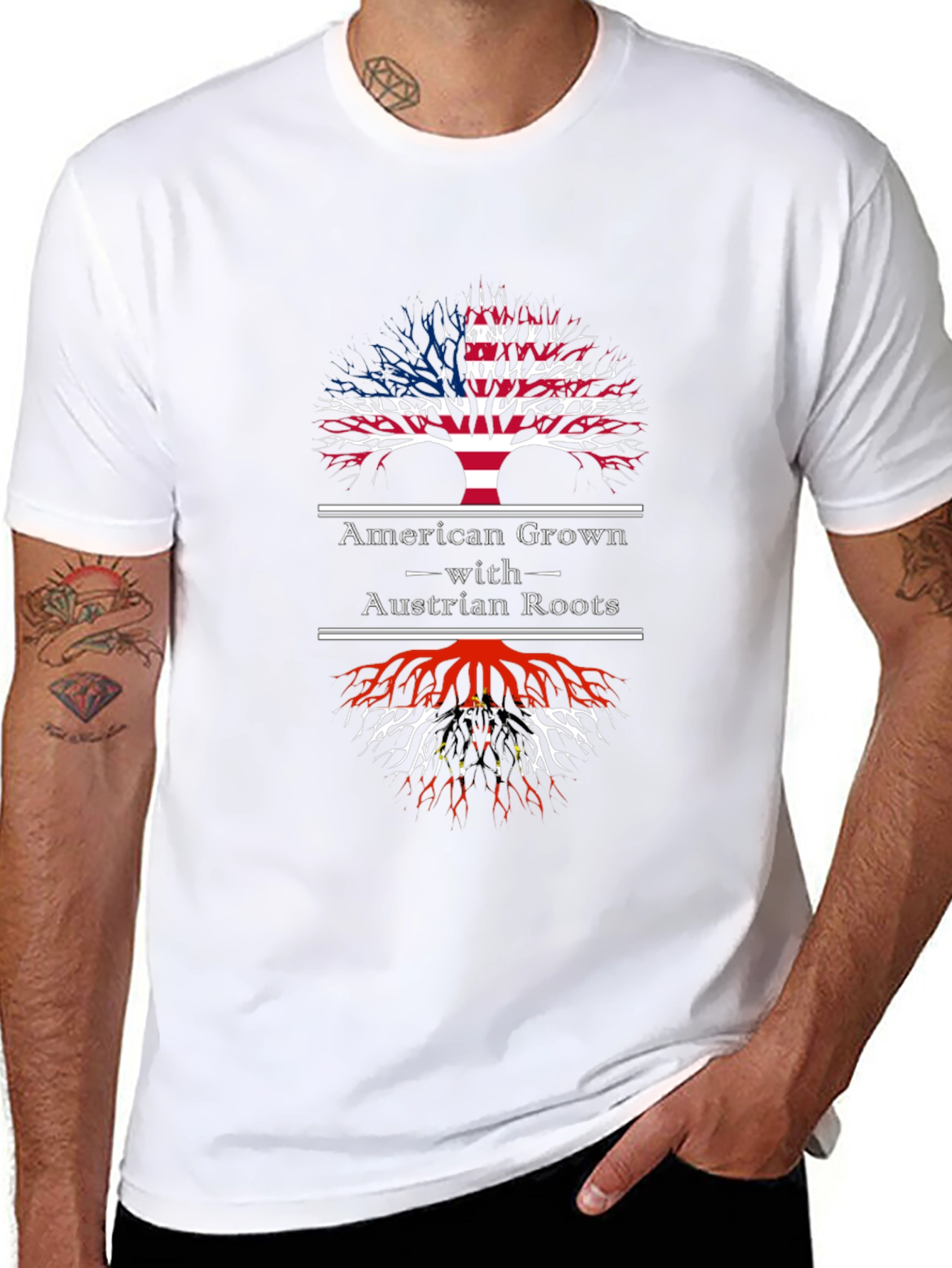 American Grown with Austrian Roots T-Shirt