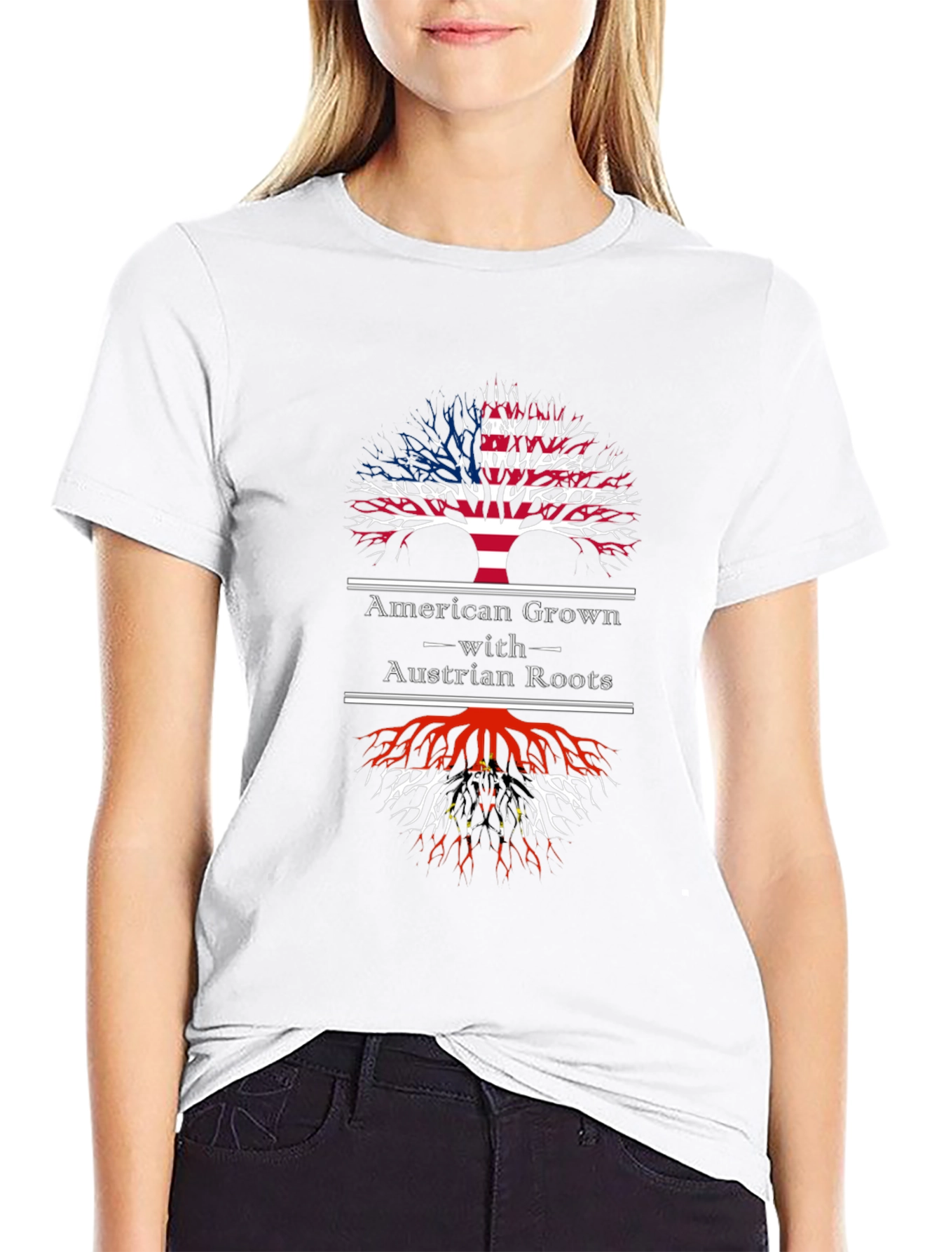 American Grown with Austrian Roots T-Shirt