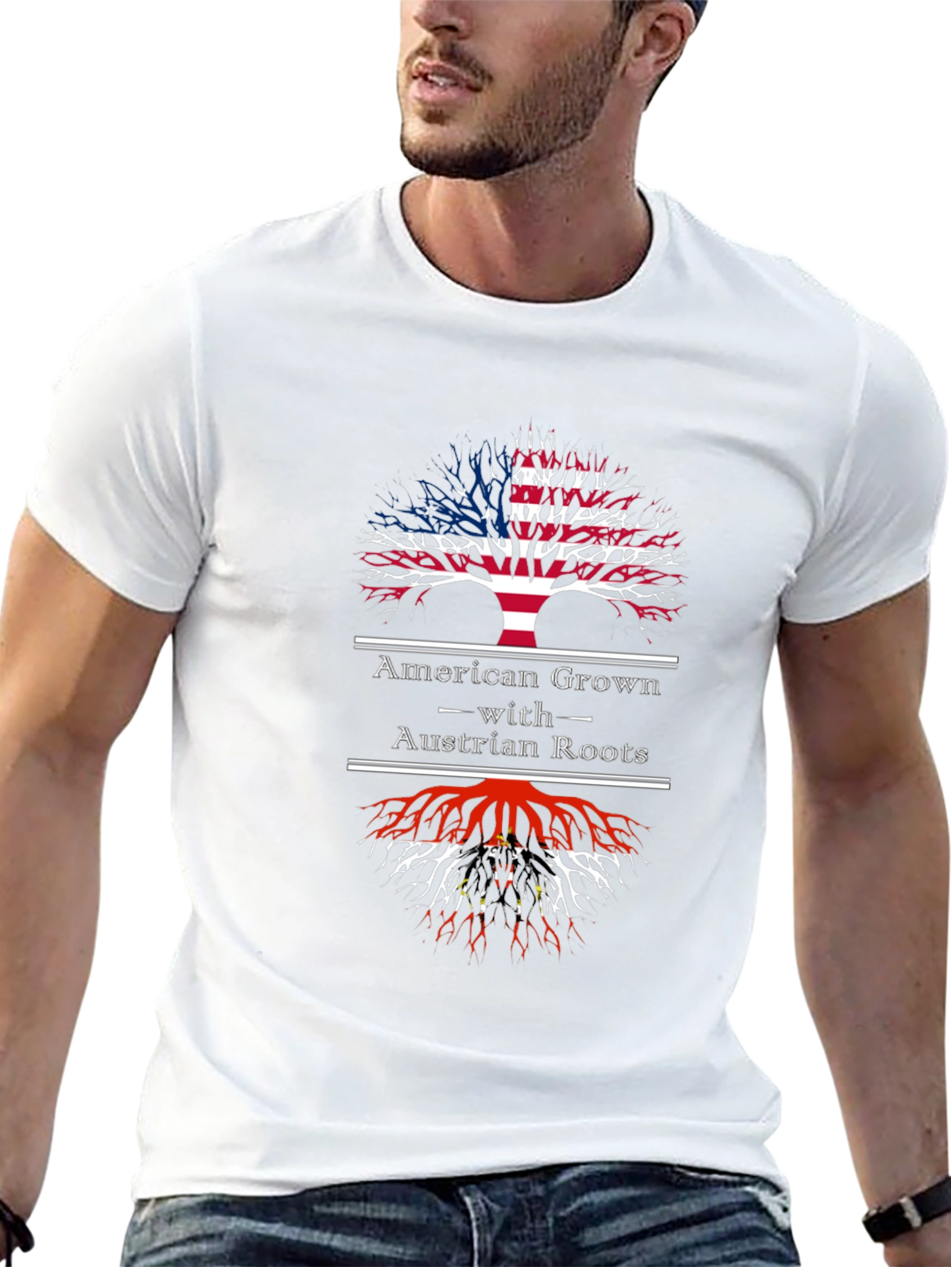 American Grown with Austrian Roots T-Shirt