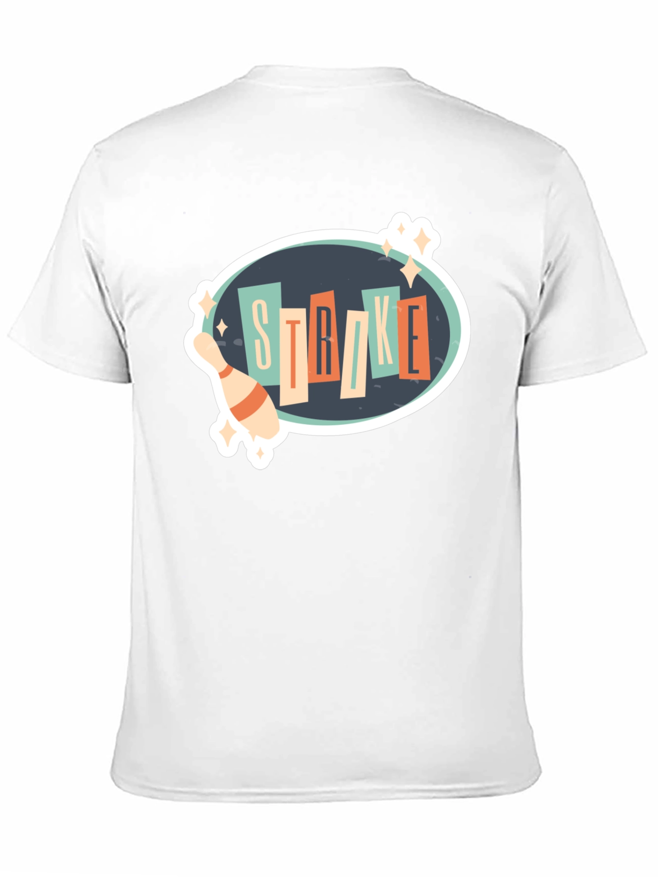 Retro Bowling Strike T-Shirt - Fun Bowling Design