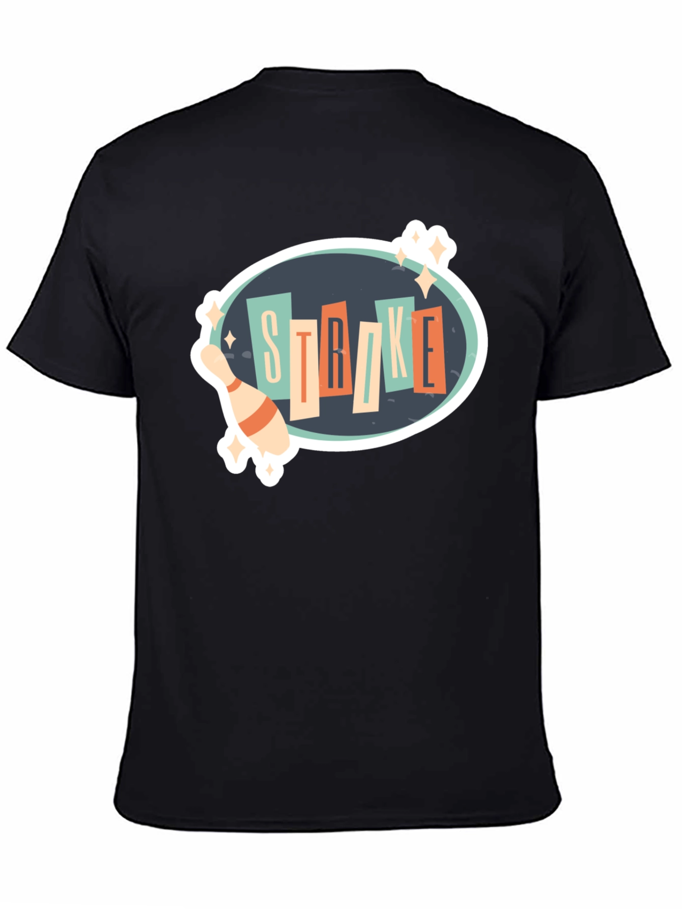 Retro Bowling Strike T-Shirt - Fun Bowling Design
