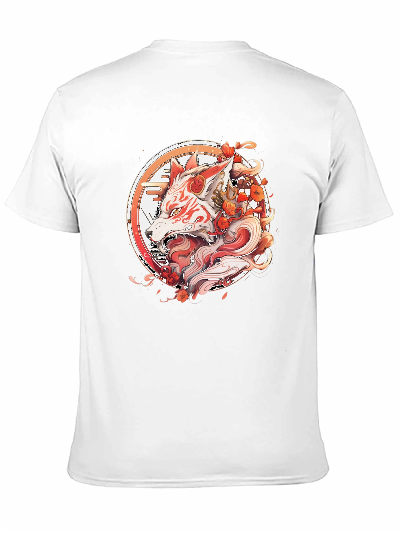 Japanese Fox T-Shirt - Kitsune Graphic Tee