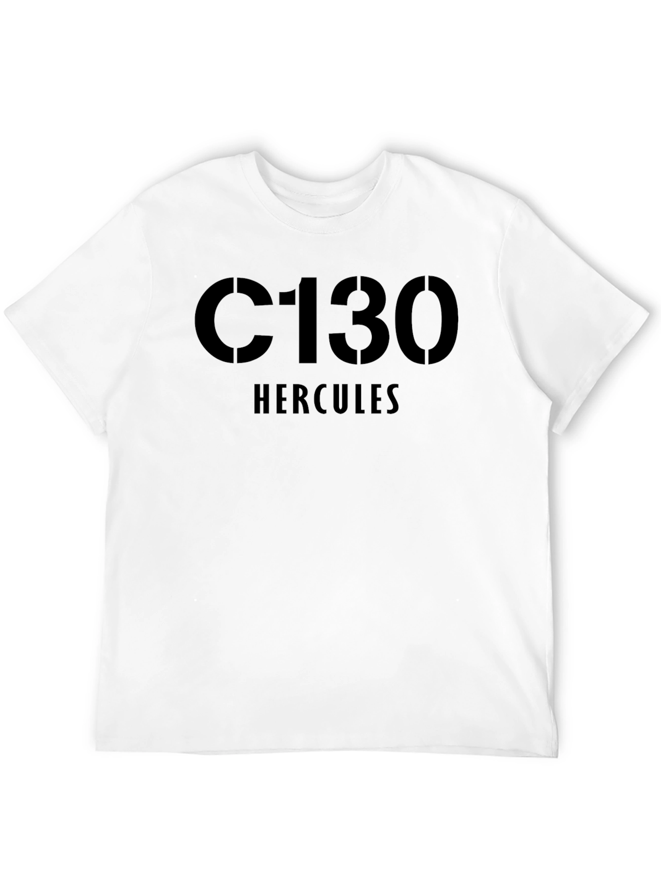 C130 Hercules Black Graphic Tee
