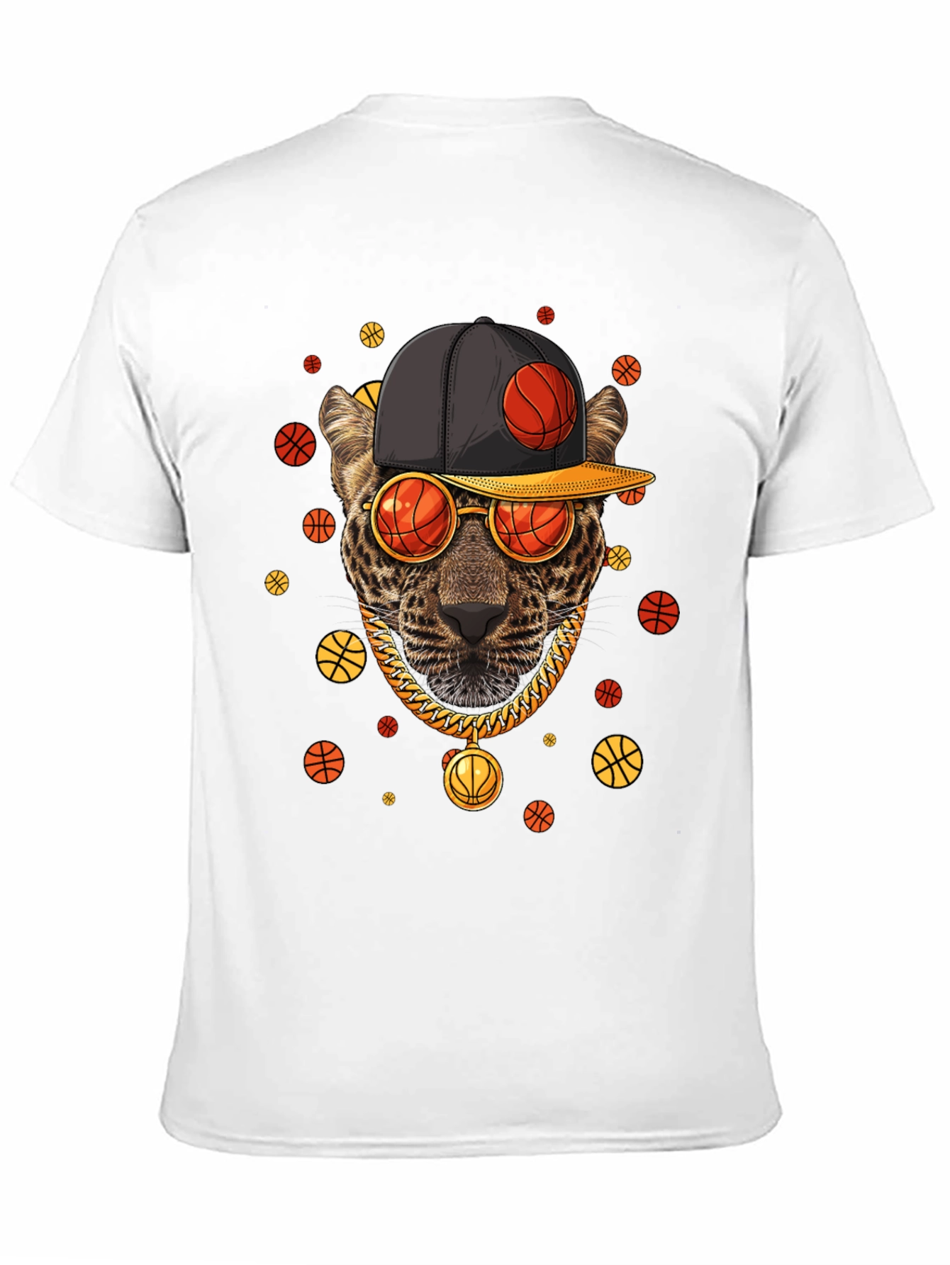 Cool Cat Basketball Graphic Tee
