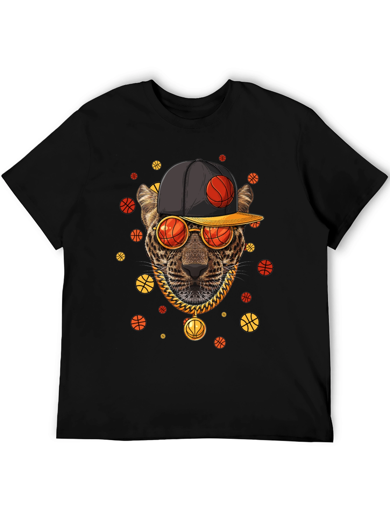Cool Cat Basketball Graphic Tee