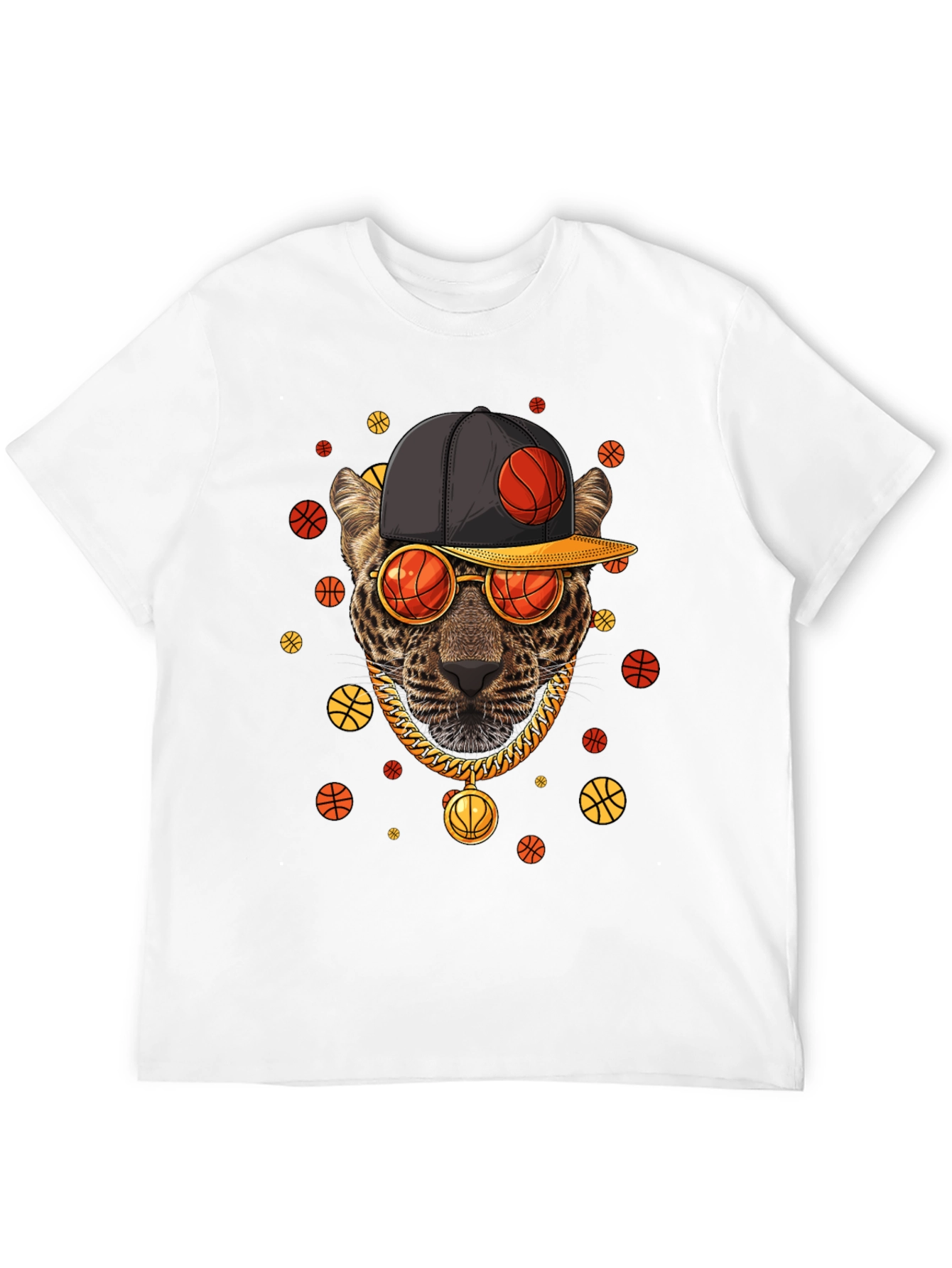Cool Cat Basketball Graphic Tee