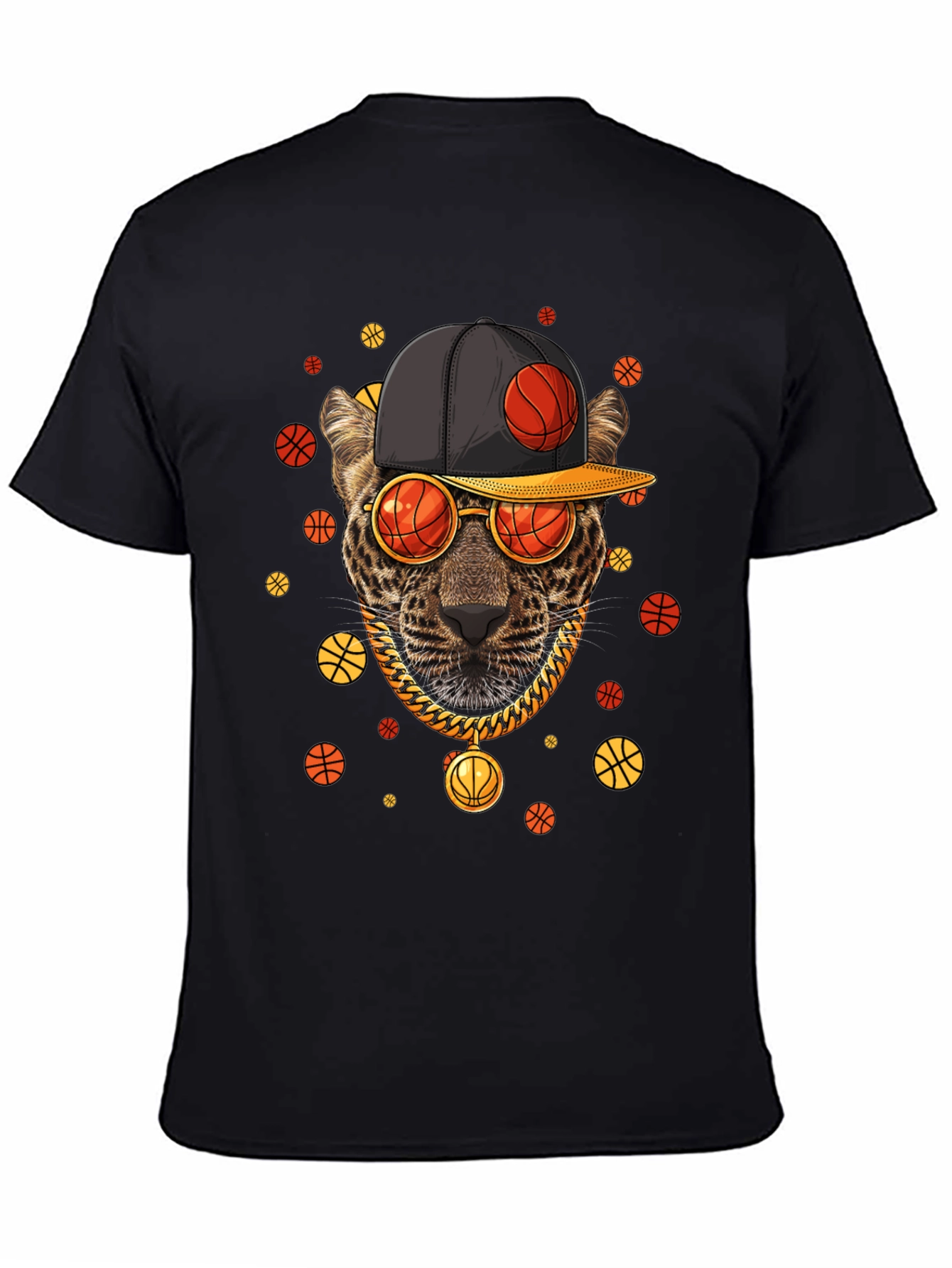 Cool Cat Basketball Graphic Tee