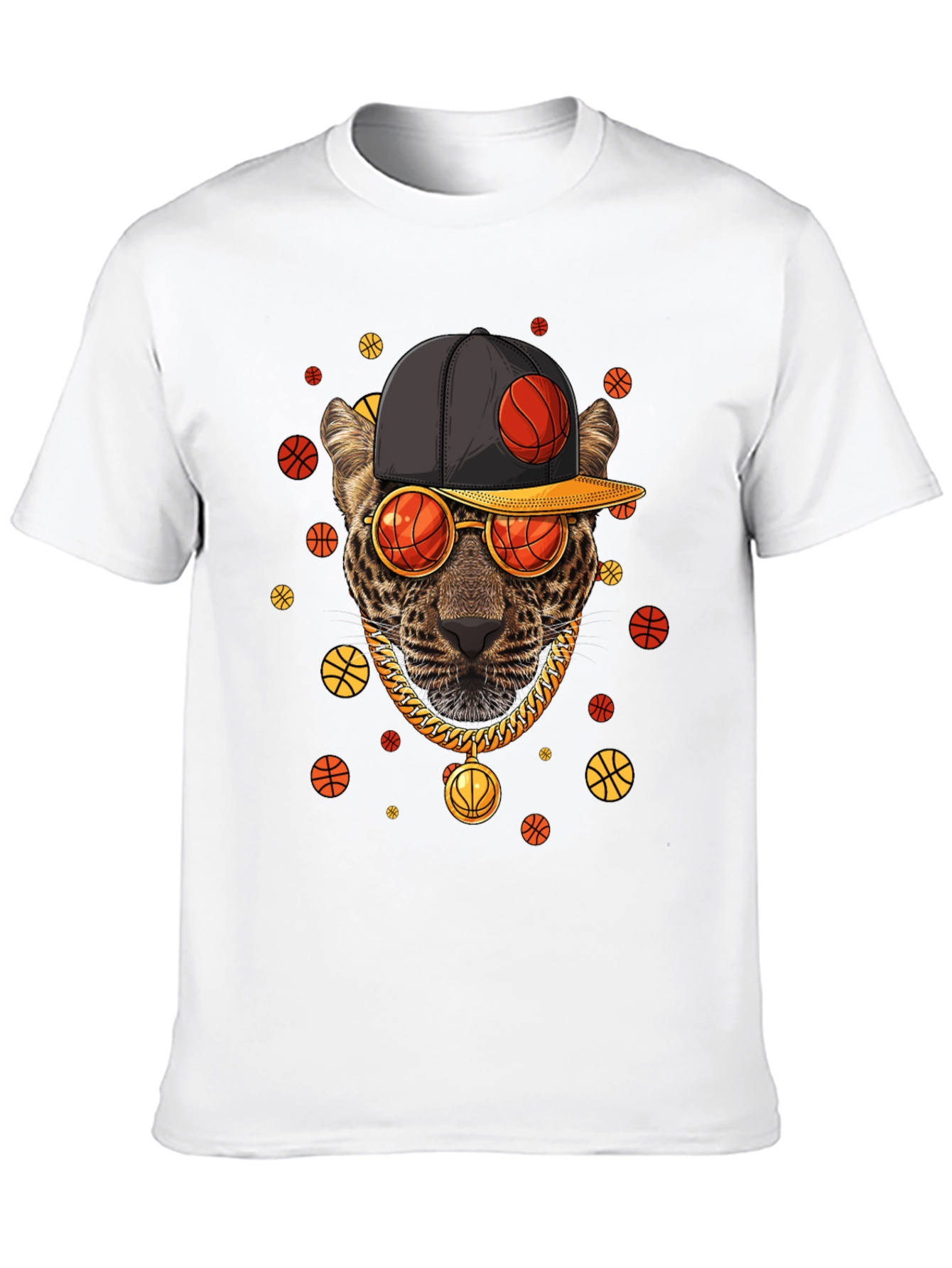 Cool Cat Basketball Graphic Tee