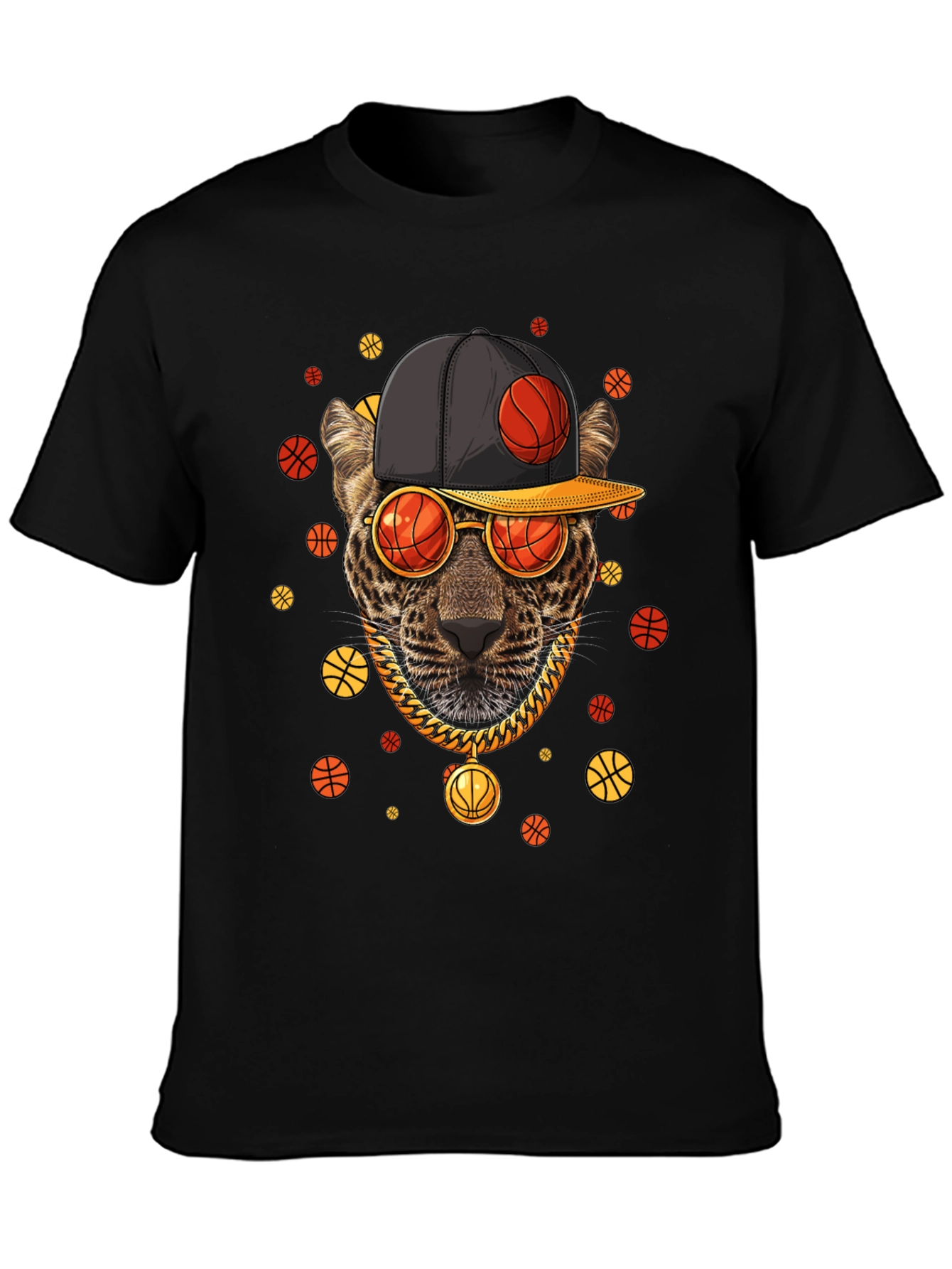 Cool Cat Basketball Graphic Tee