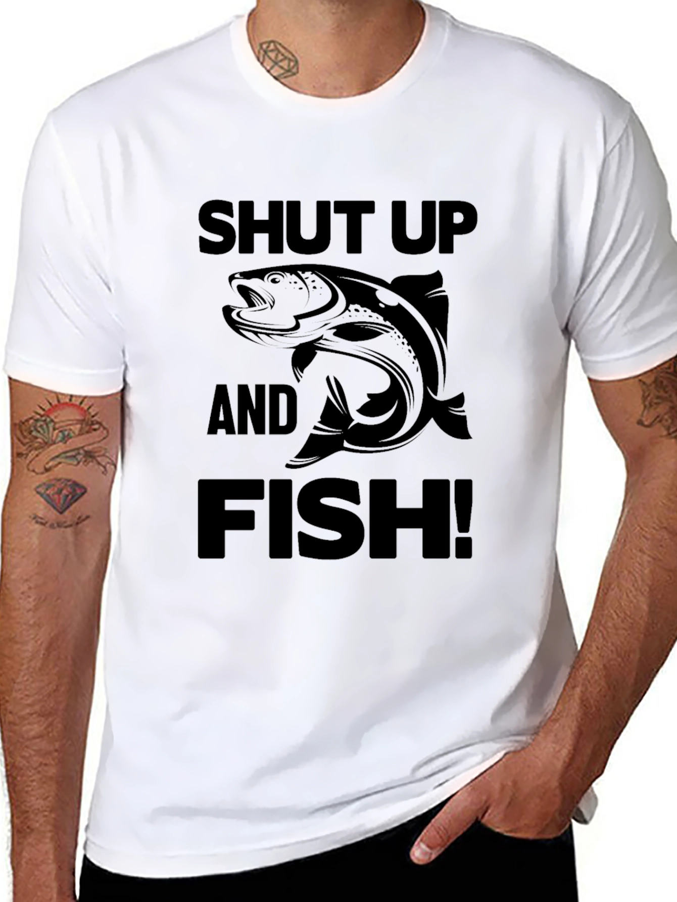 Shut Up and Fish! Graphic T-Shirt