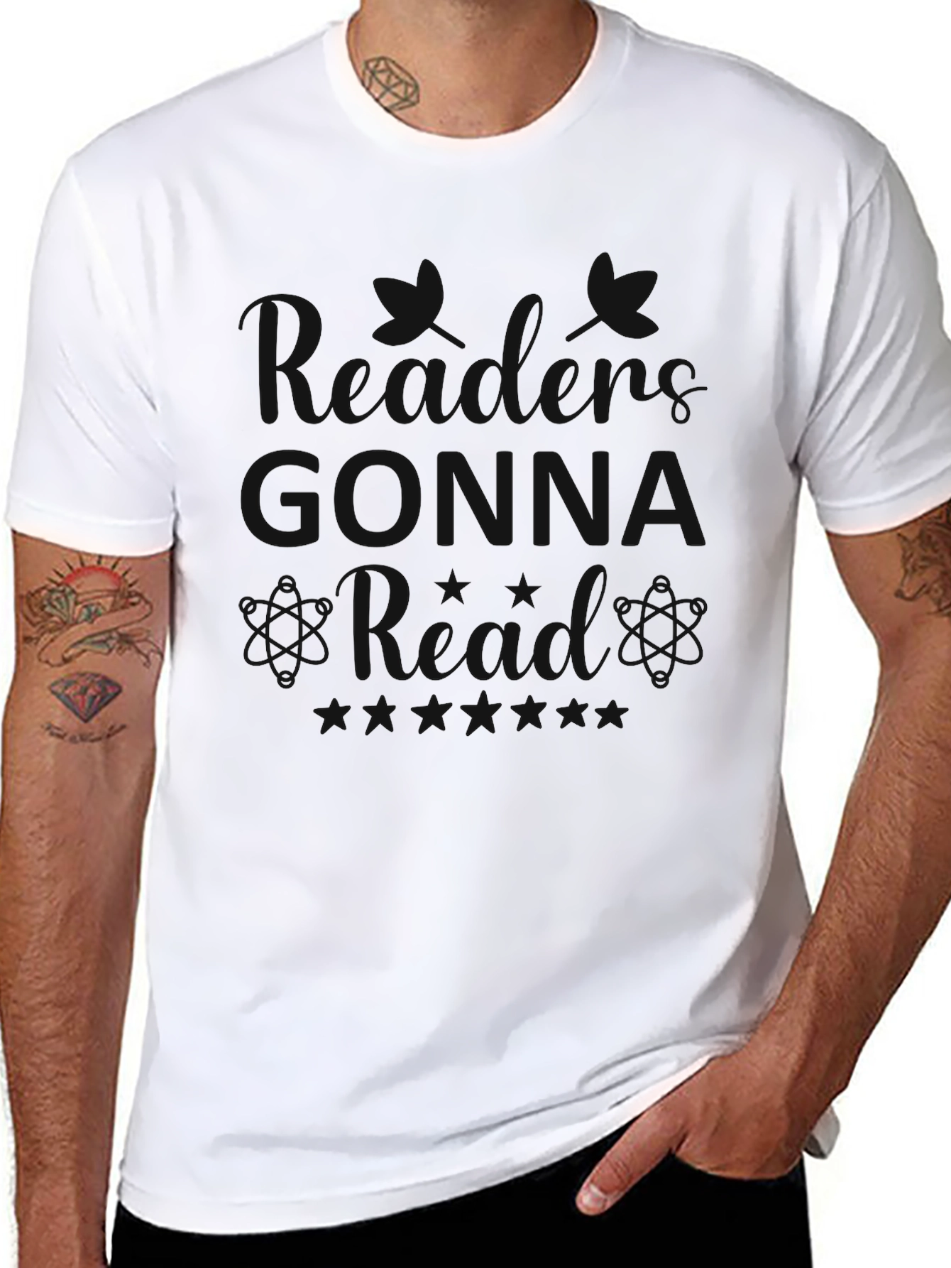 Black Graphic Print T-Shirt