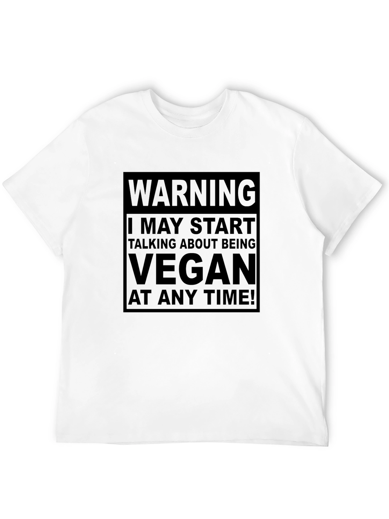 Warning Vegan T-Shirt - Funny Vegan Gift Tee
