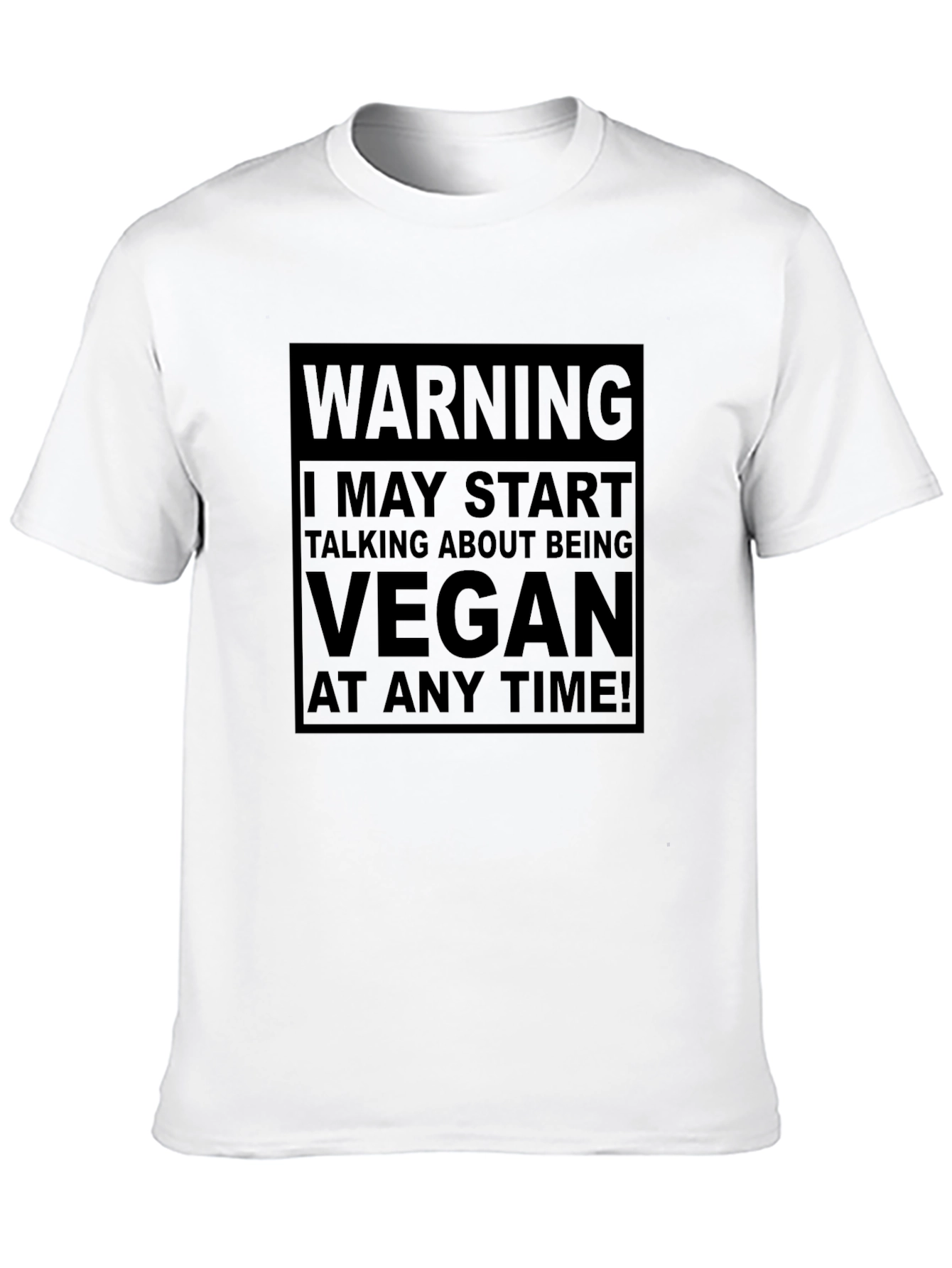 Warning Vegan T-Shirt - Funny Vegan Gift Tee