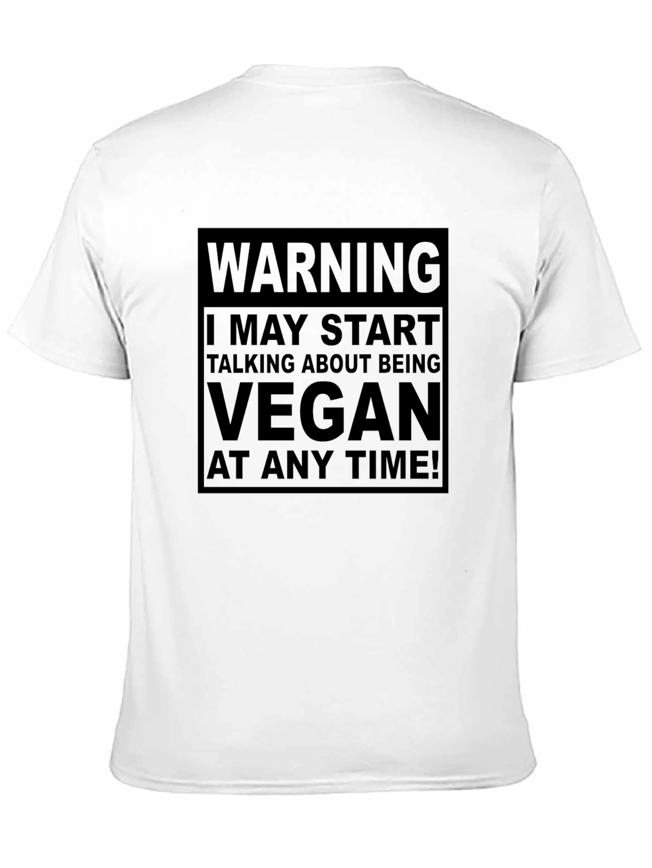 Warning Vegan T-Shirt - Funny Vegan Gift Tee
