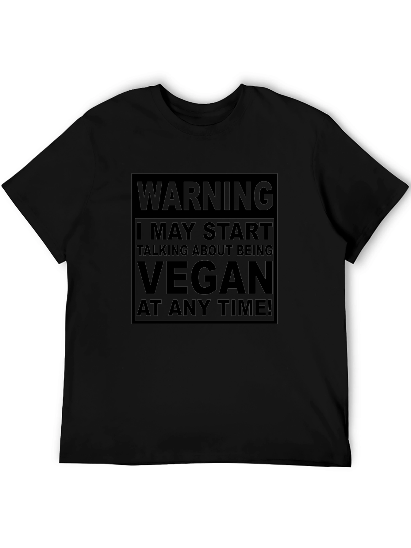 Warning Vegan T-Shirt - Funny Vegan Gift Tee