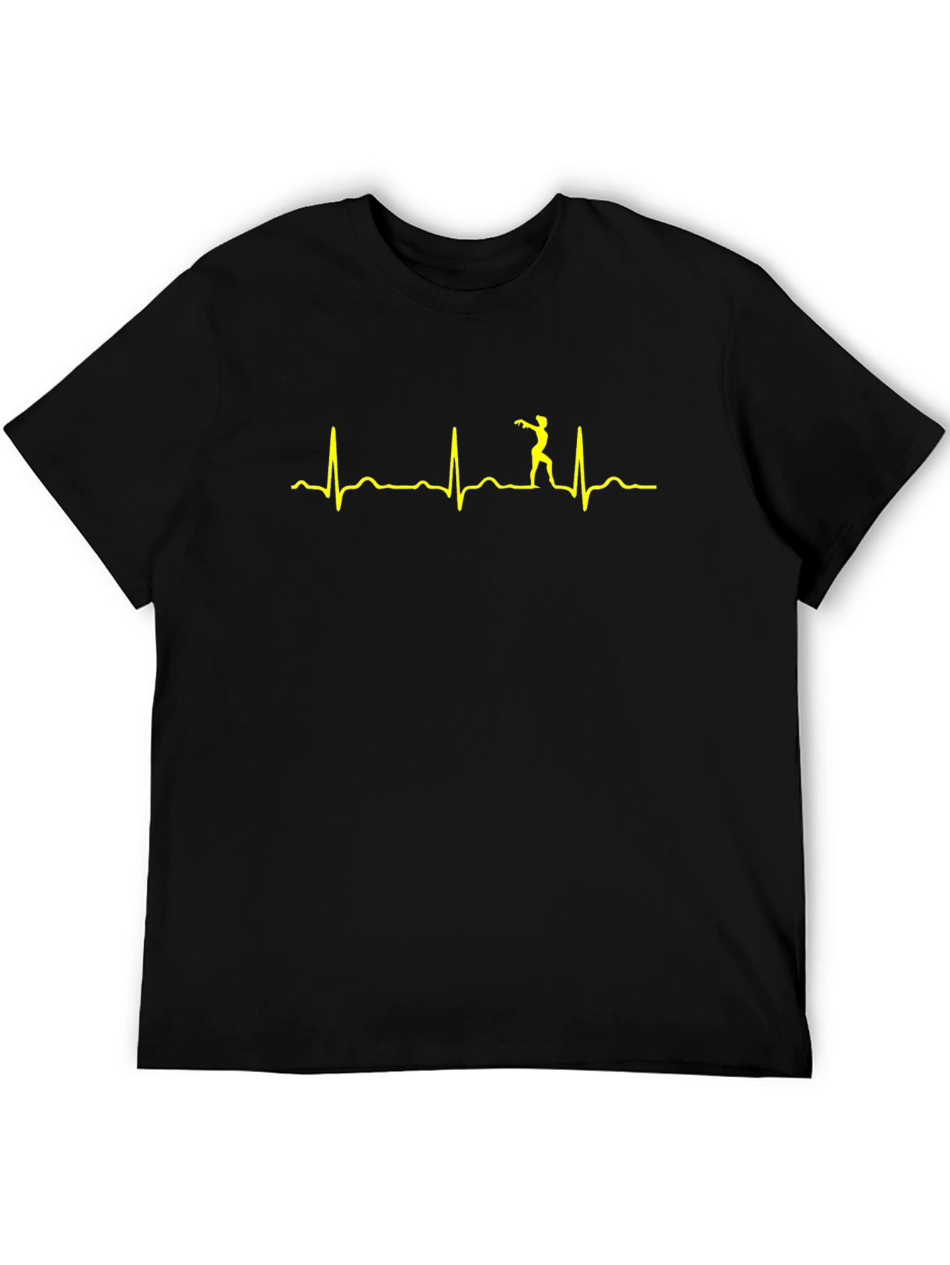 Zombie Heartbeat T-Shirt - Walking Dead ECG Tee