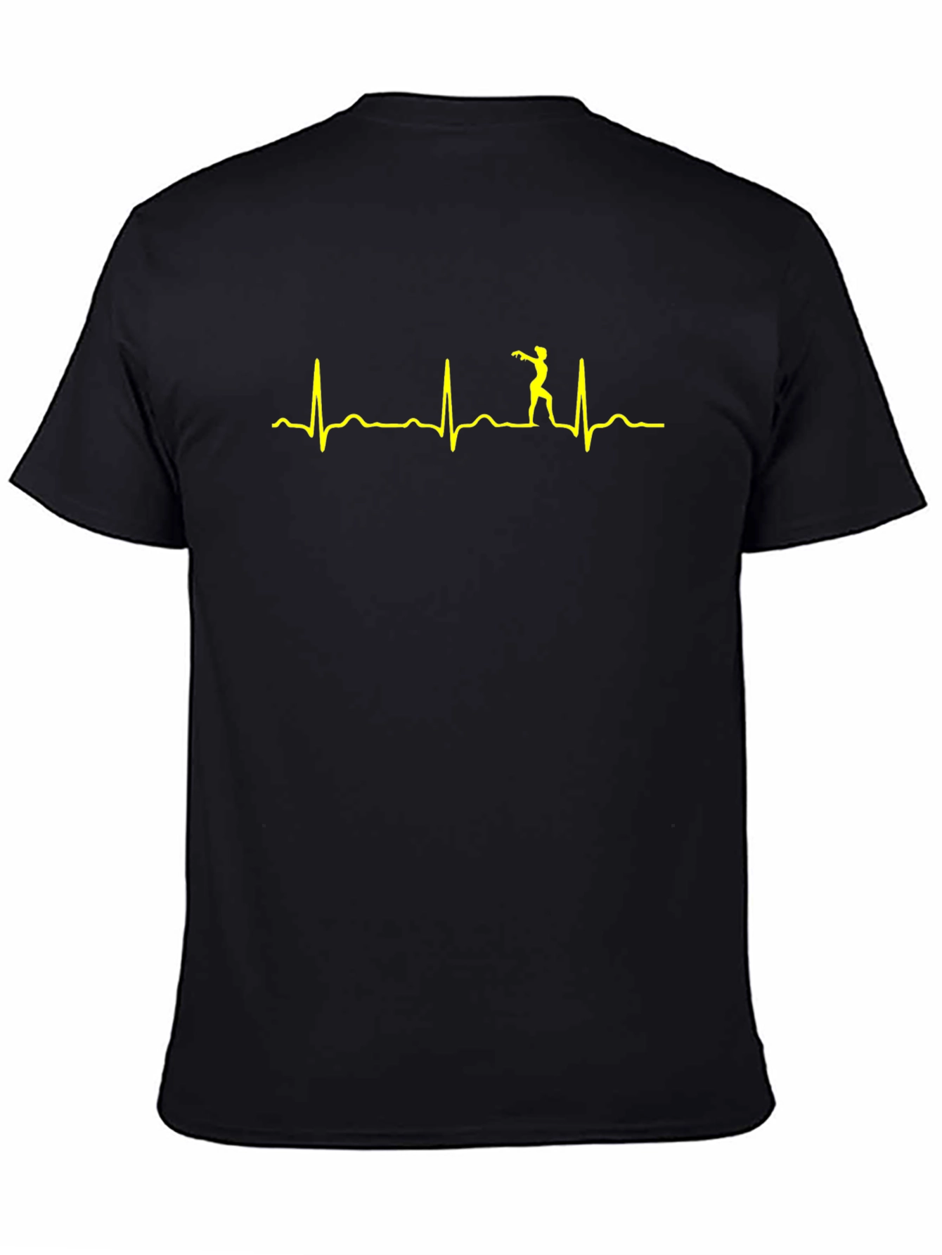 Zombie Heartbeat T-Shirt - Walking Dead ECG Tee