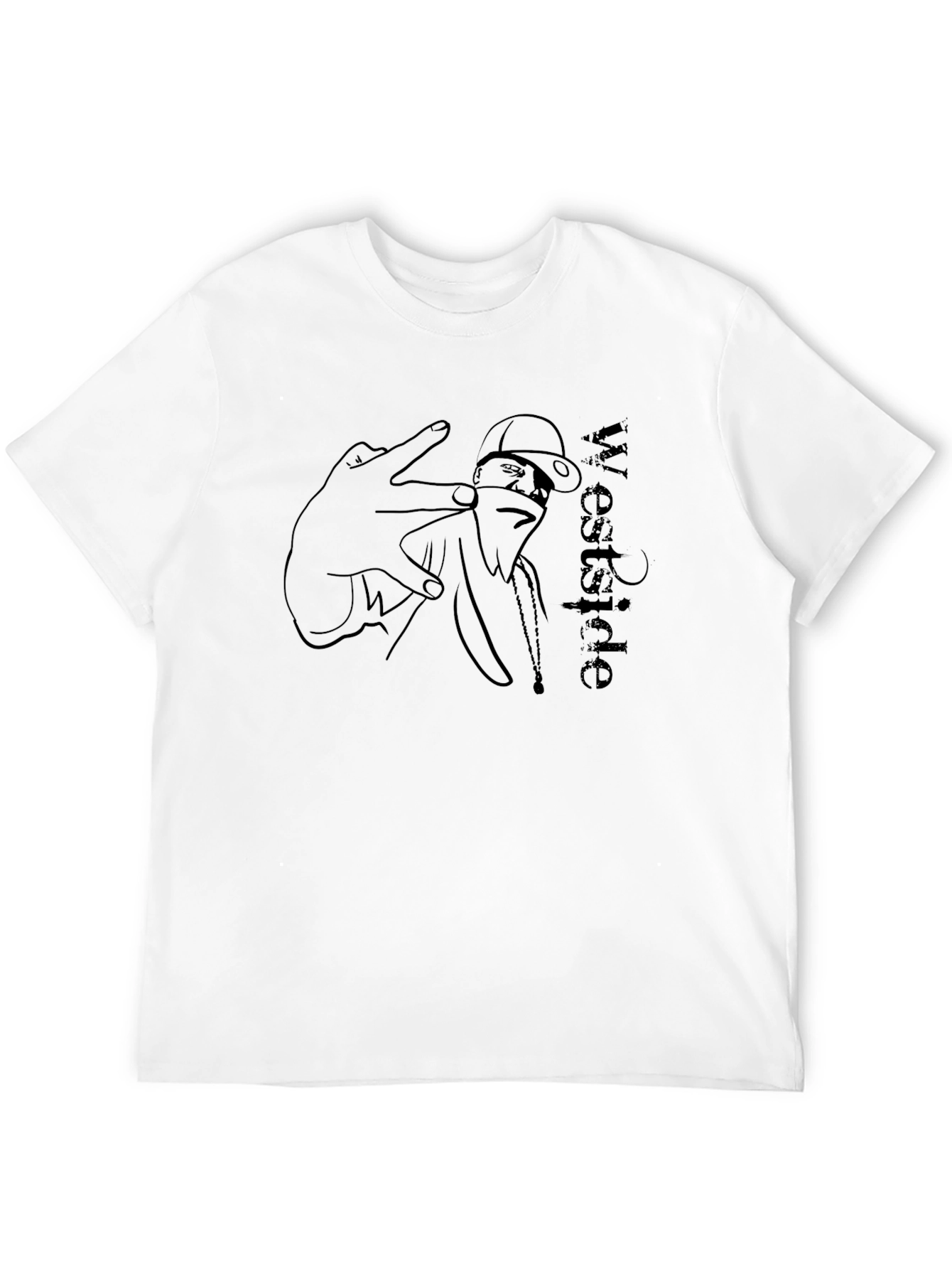Westside Graphic Tee - Mens Black T-Shirt