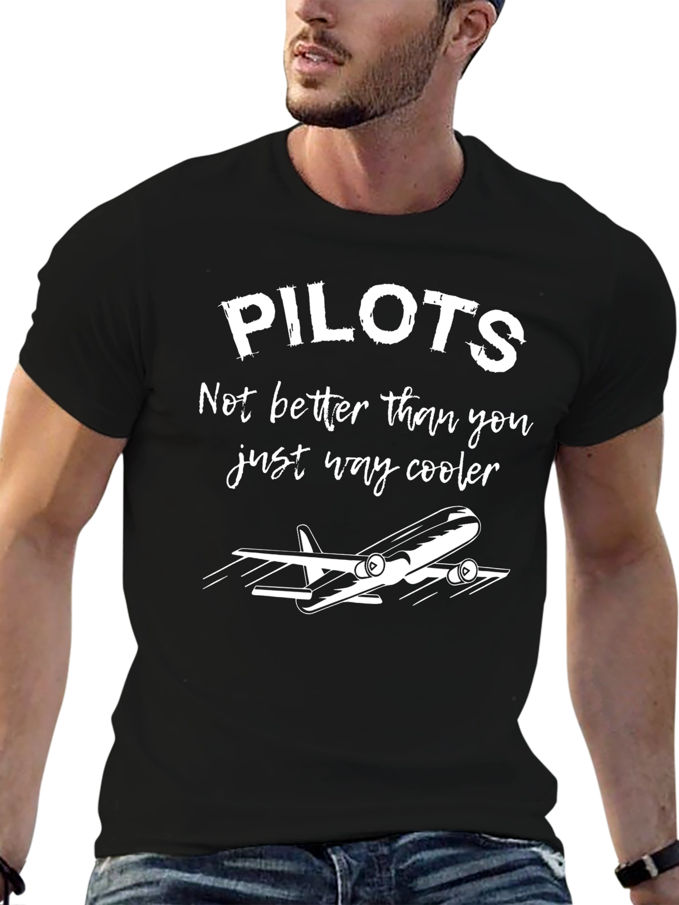 Cool Pilots Graphic T-Shirt - Aviation Humor Tee