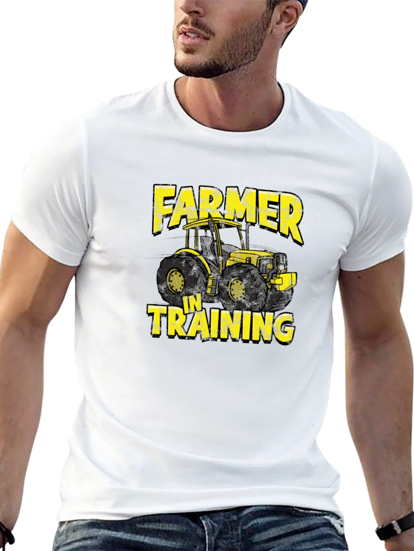 Farmer In Training Black T-Shirt