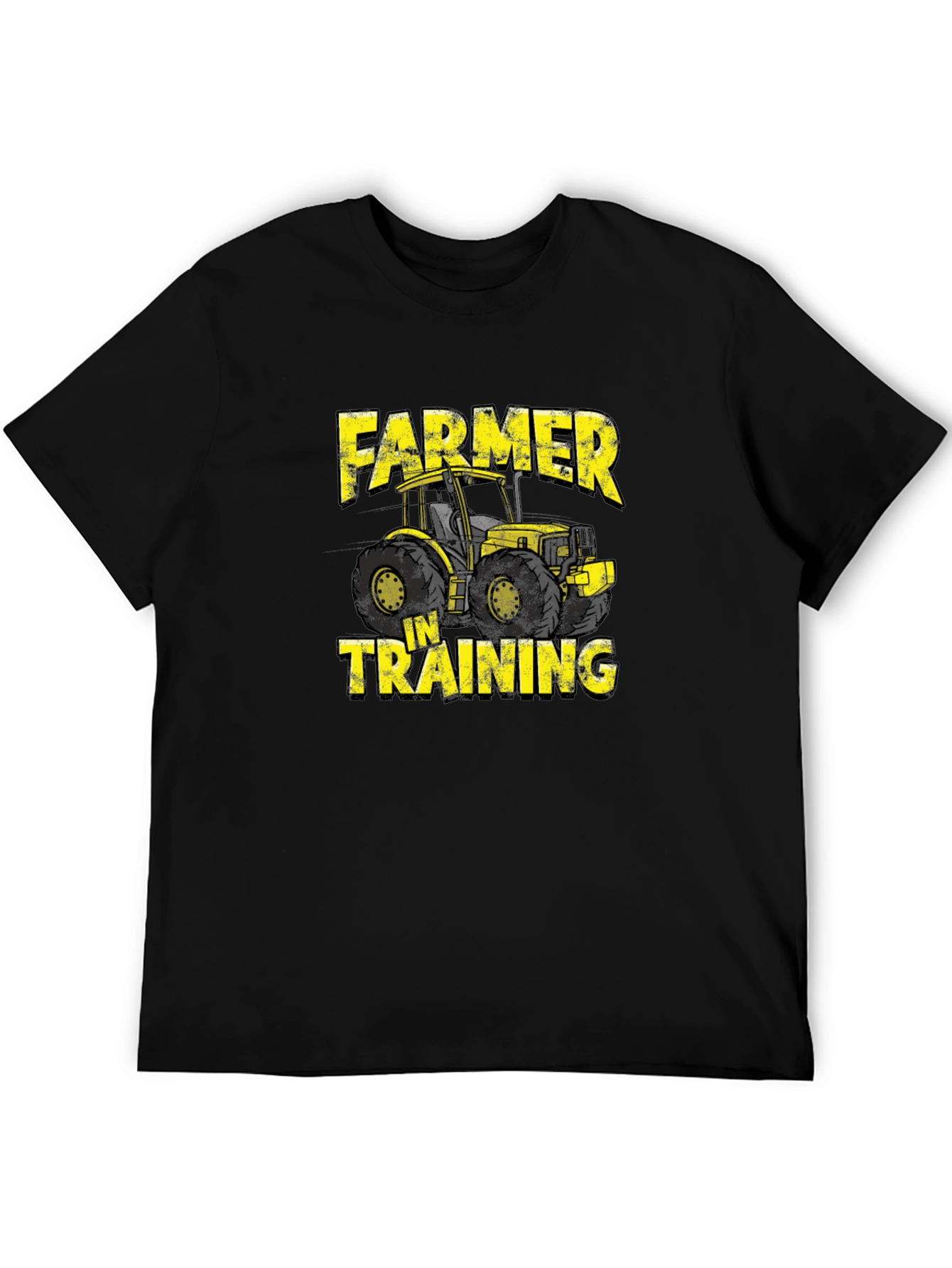 Farmer In Training Black T-Shirt
