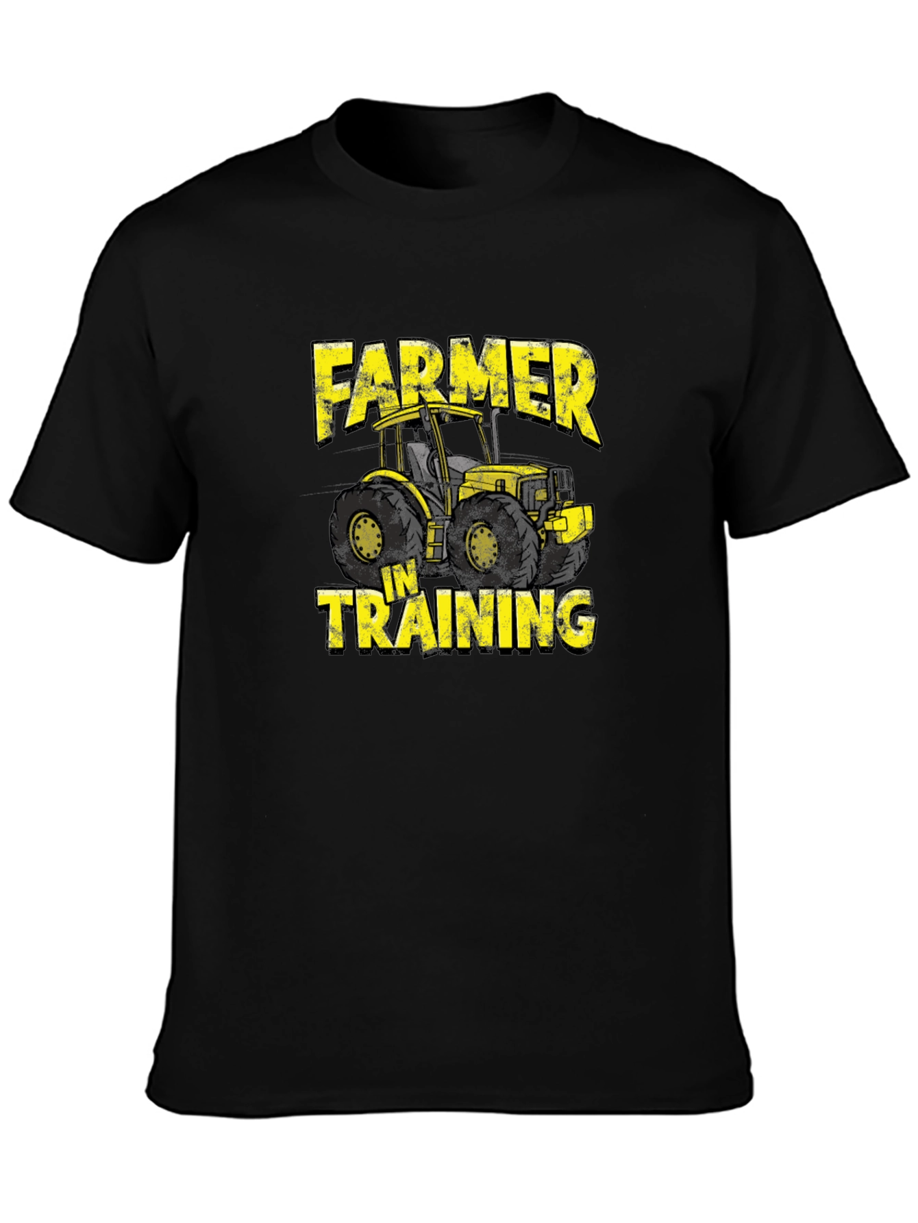 Farmer In Training Black T-Shirt
