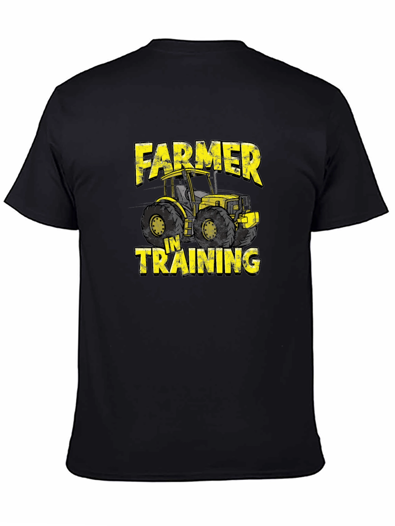 Farmer In Training Black T-Shirt