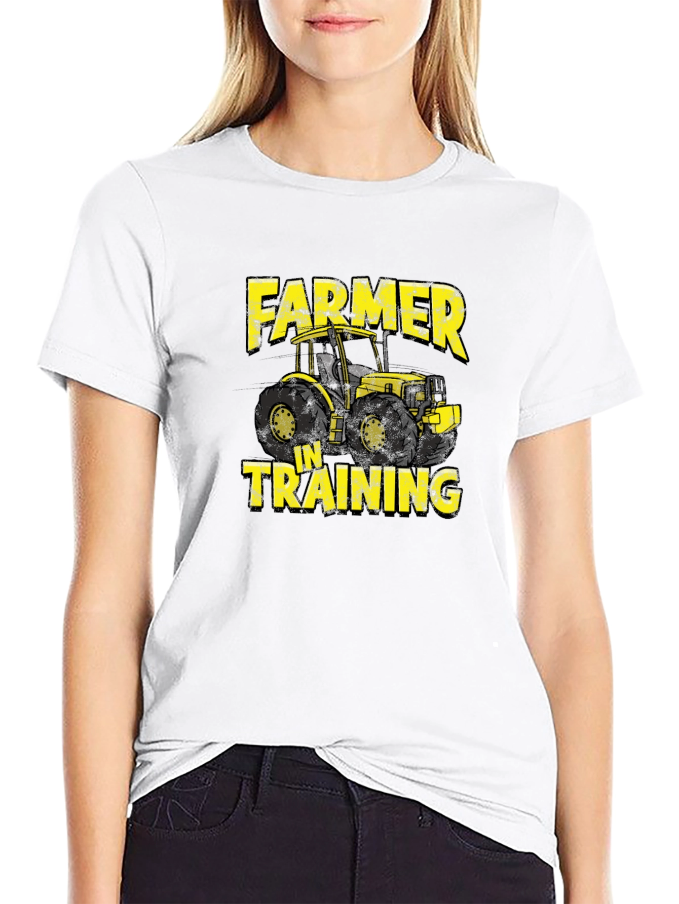 Farmer In Training Black T-Shirt