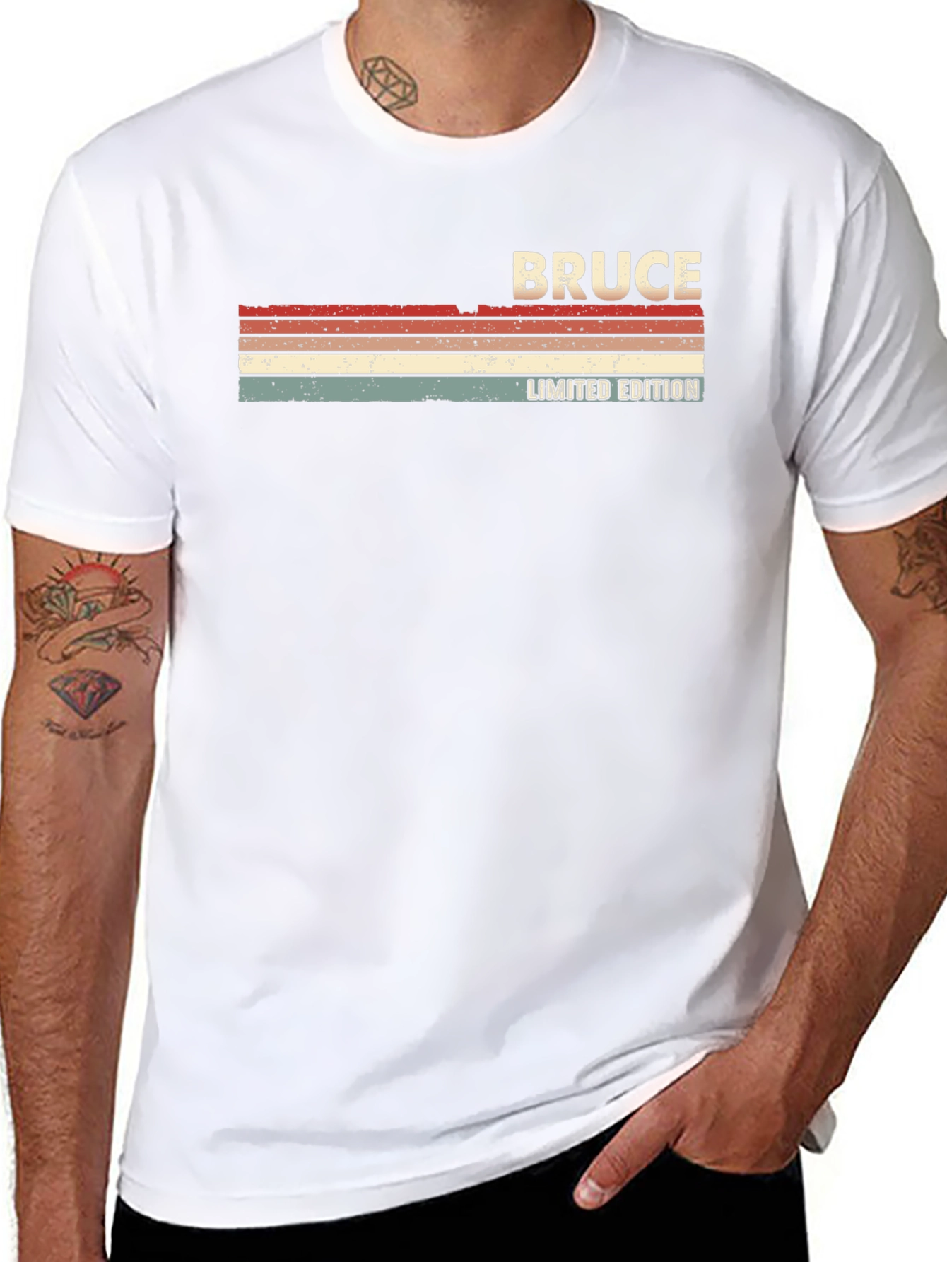 Bruce Limited Edition Retro Style T-Shirt