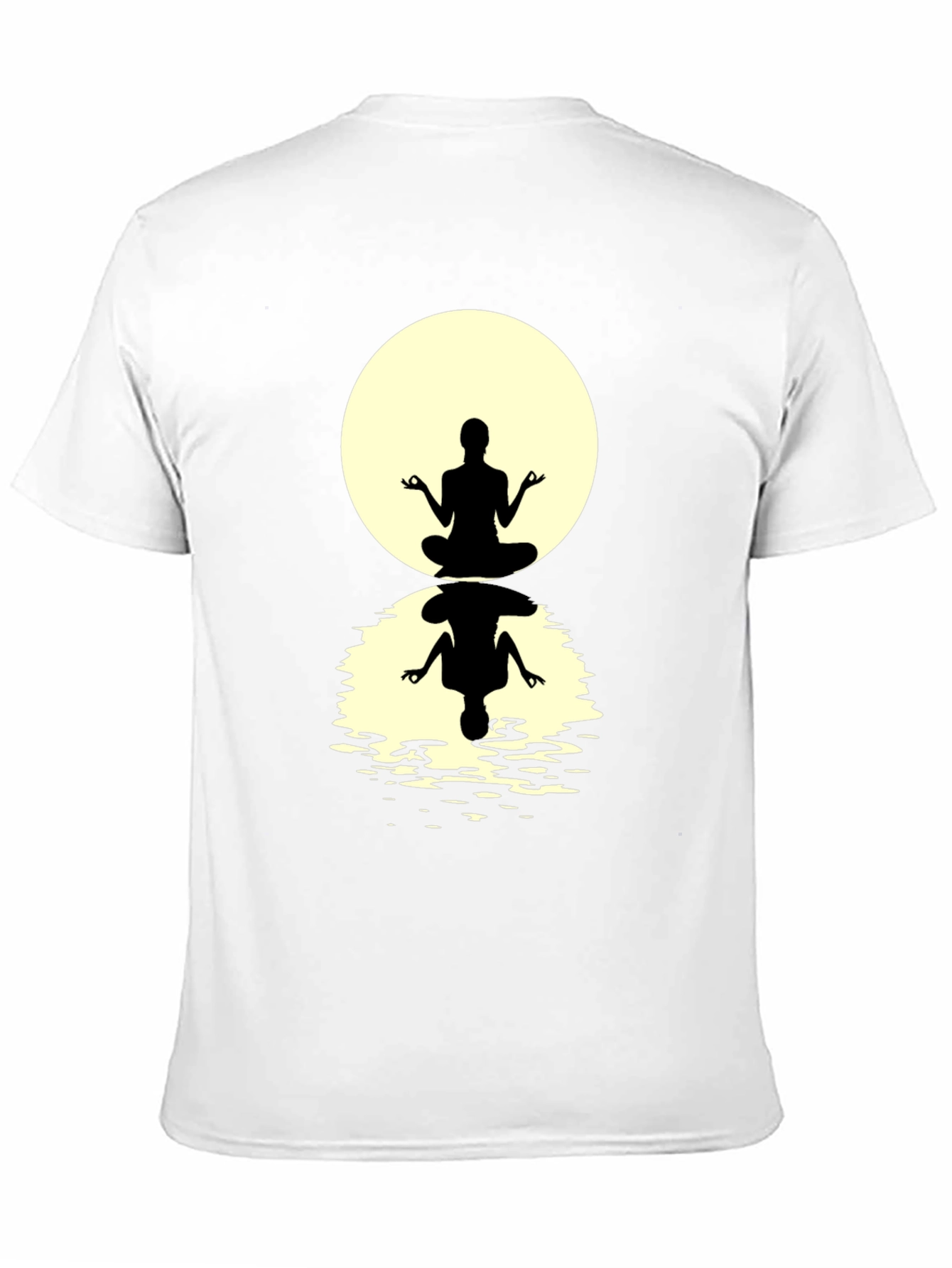 Zen Meditation T-Shirt - Silhouette Design