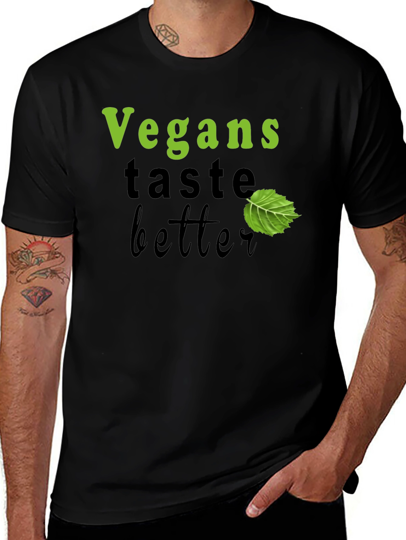 Vegans Taste Better Graphic T-Shirt