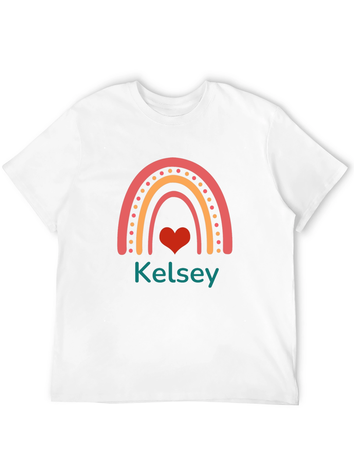 Kelsey Rainbow Heart T-Shirt