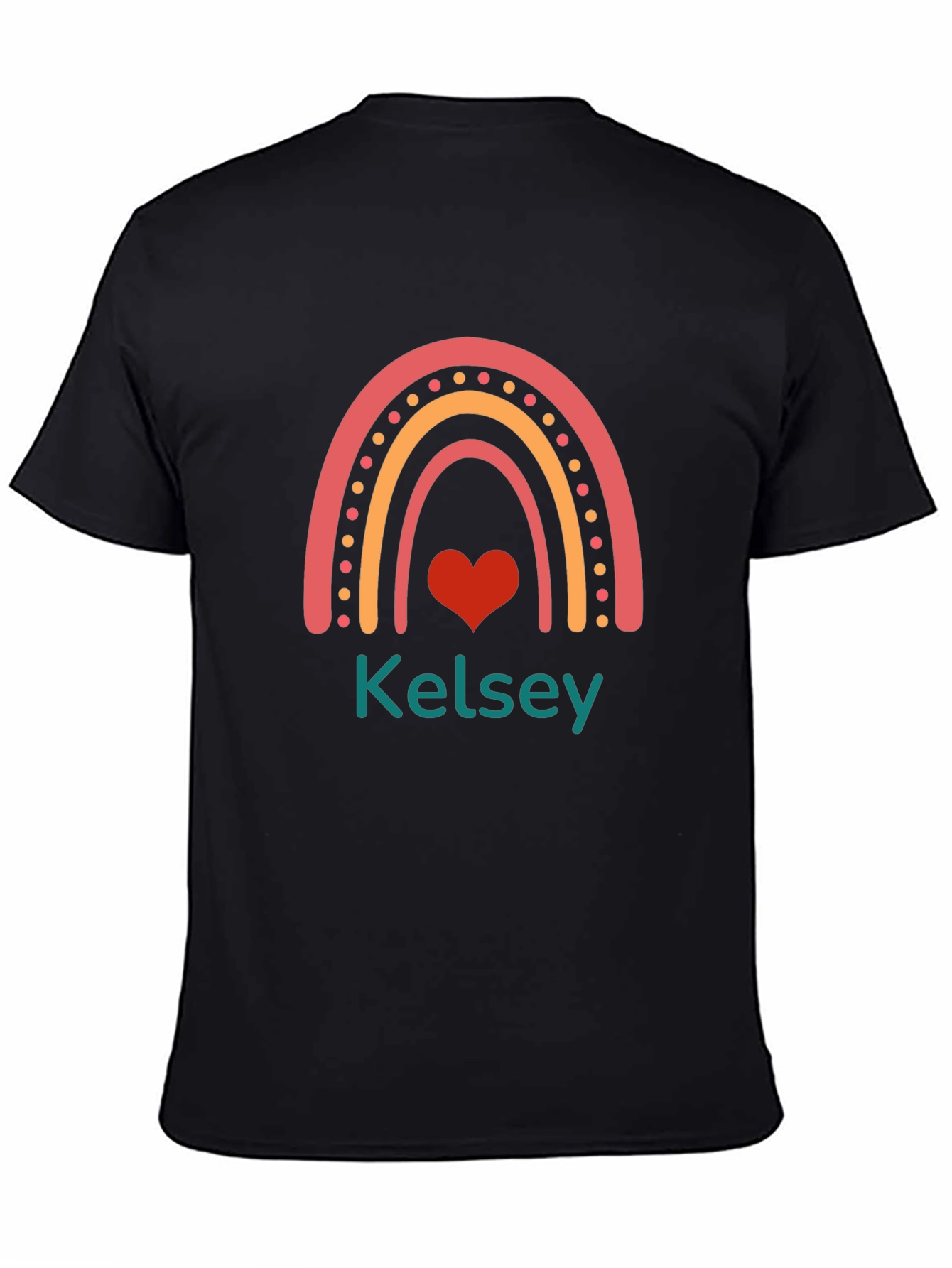 Kelsey Rainbow Heart T-Shirt