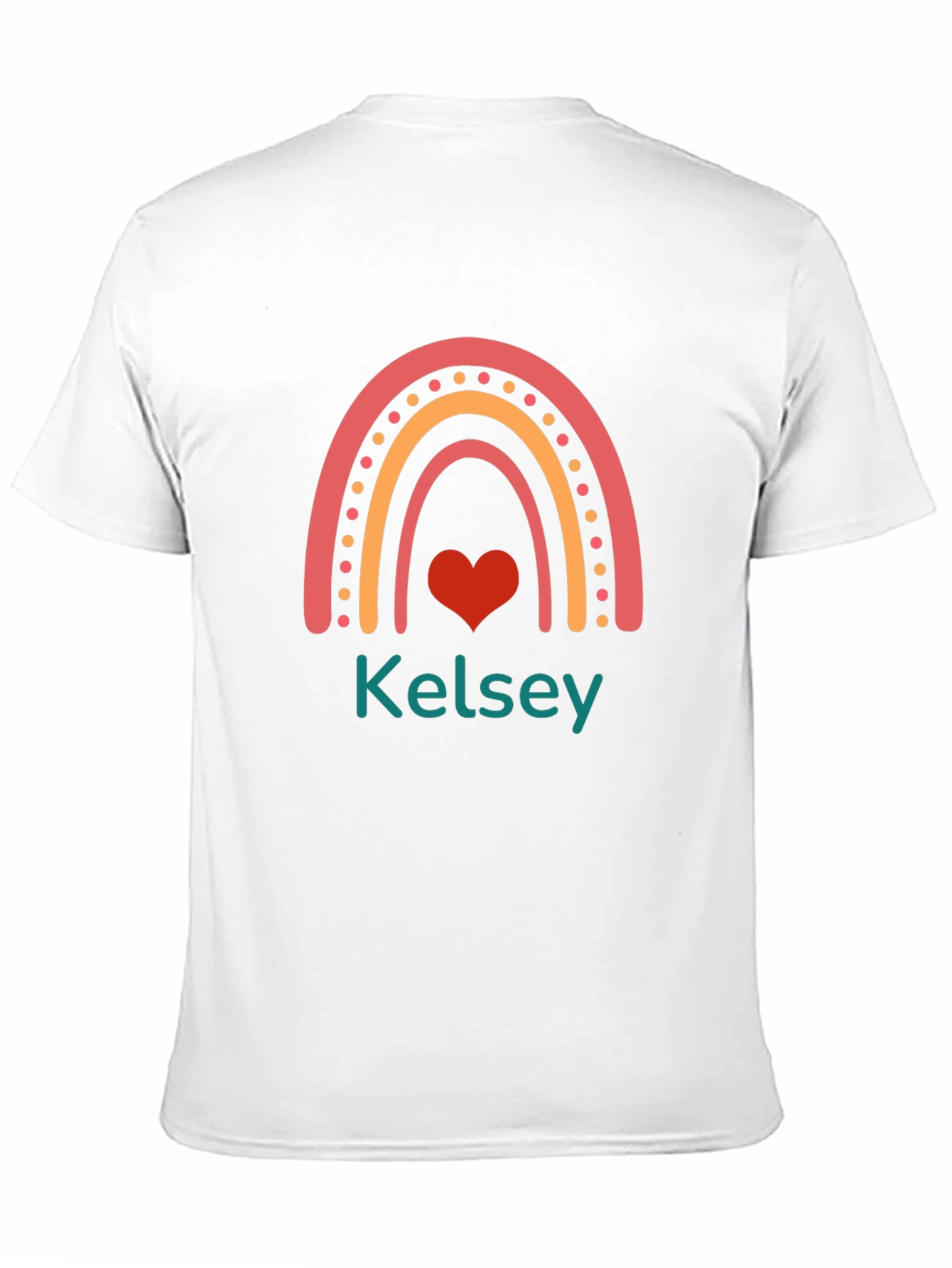 Kelsey Rainbow Heart T-Shirt