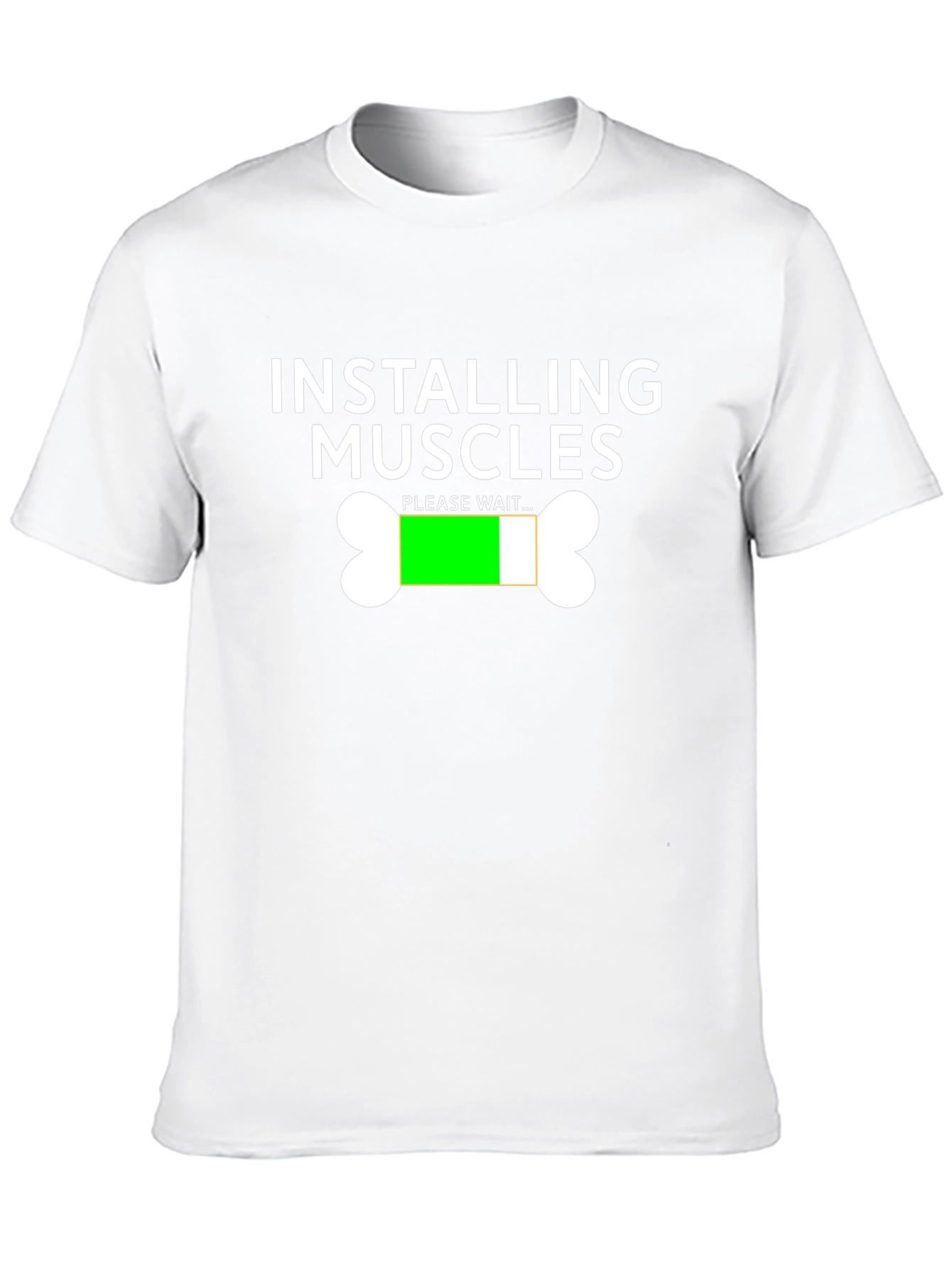 Installing Muscles Funny Workout T-Shirt