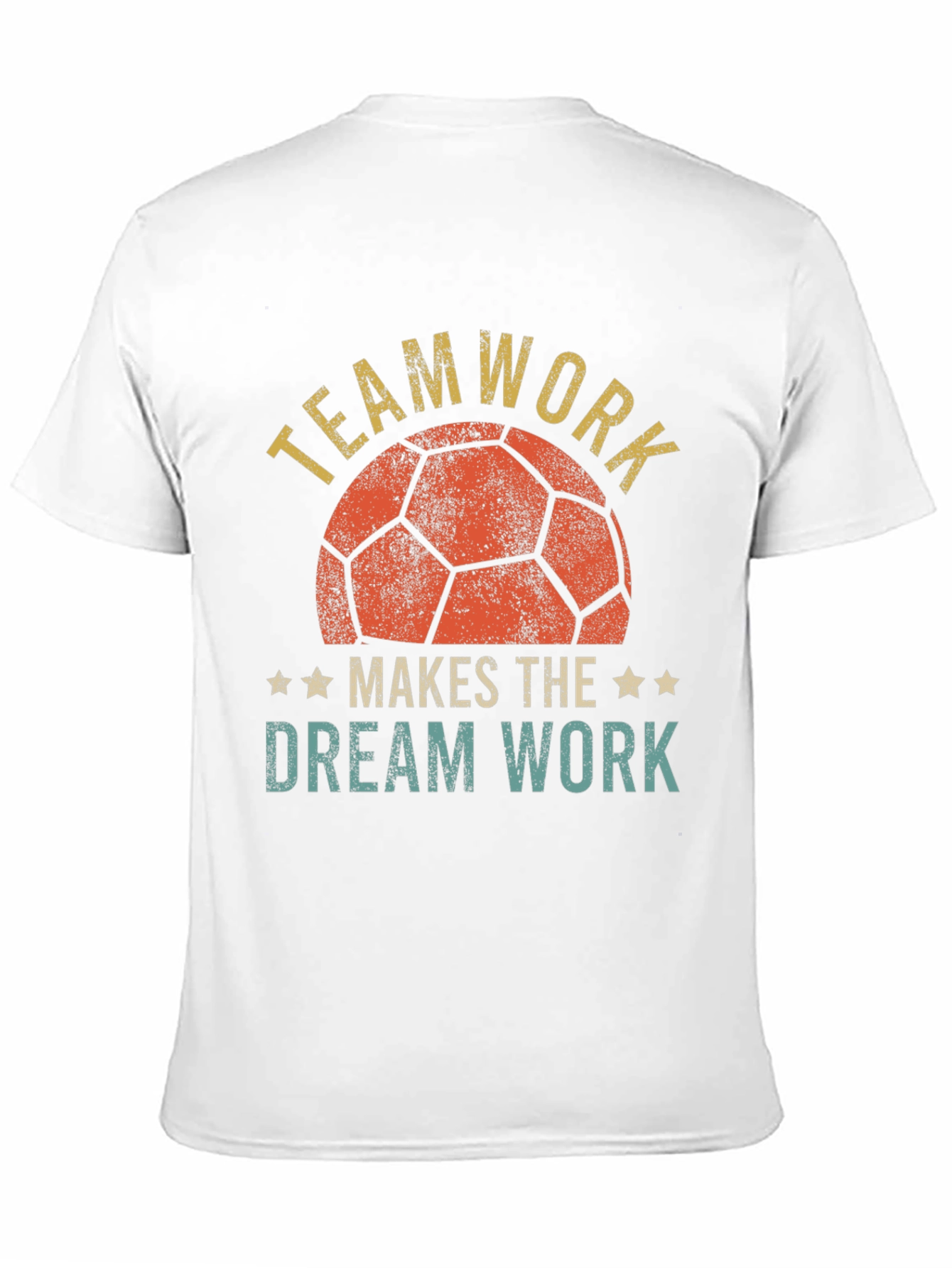 Teamwork Dream Work Graphic T-Shirt