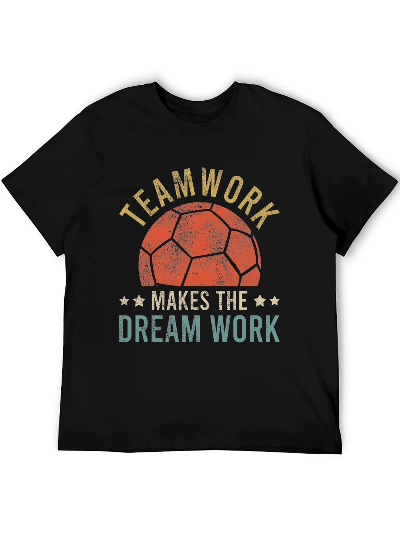 Teamwork Dream Work Graphic T-Shirt