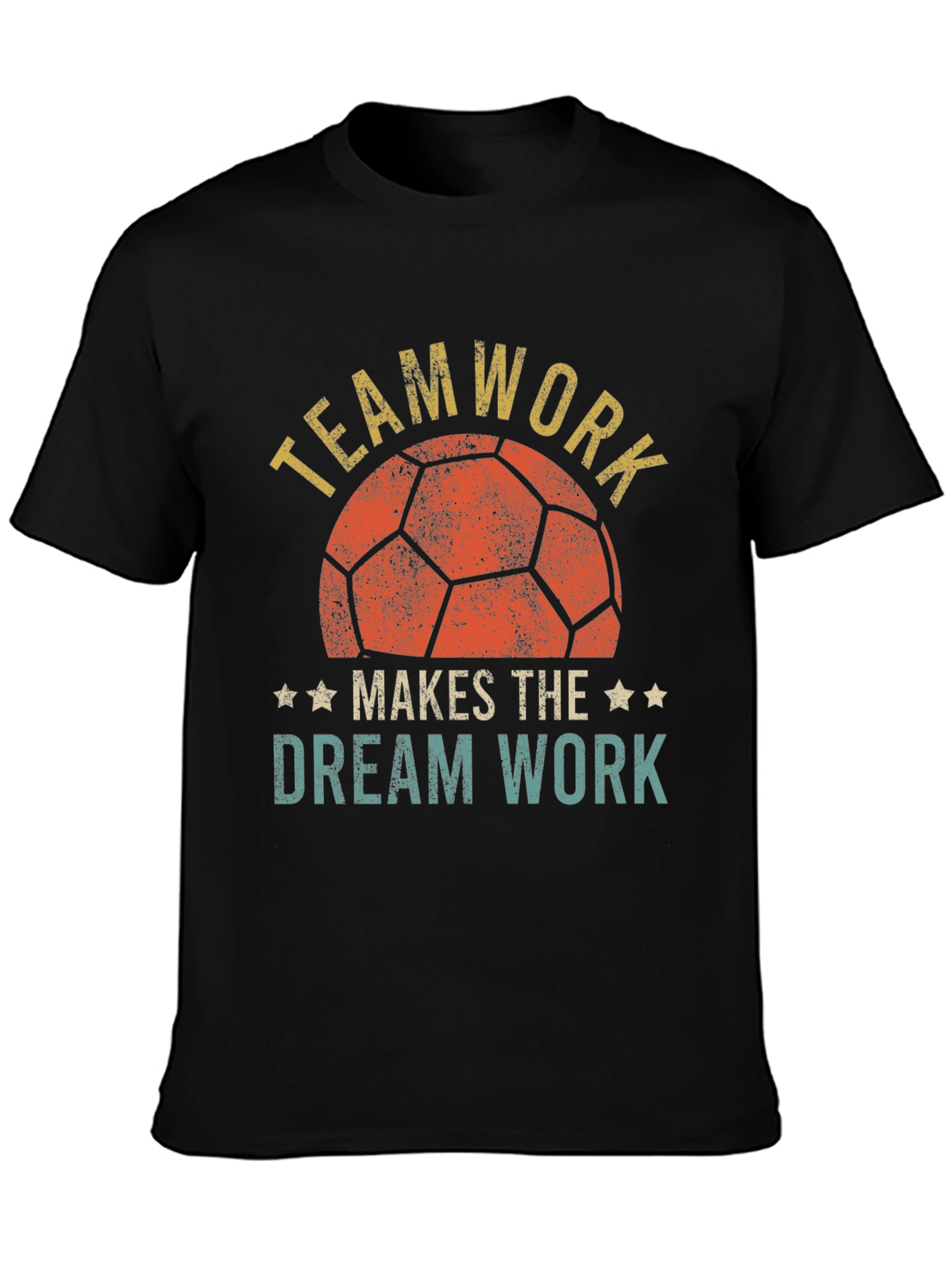 Teamwork Dream Work Graphic T-Shirt